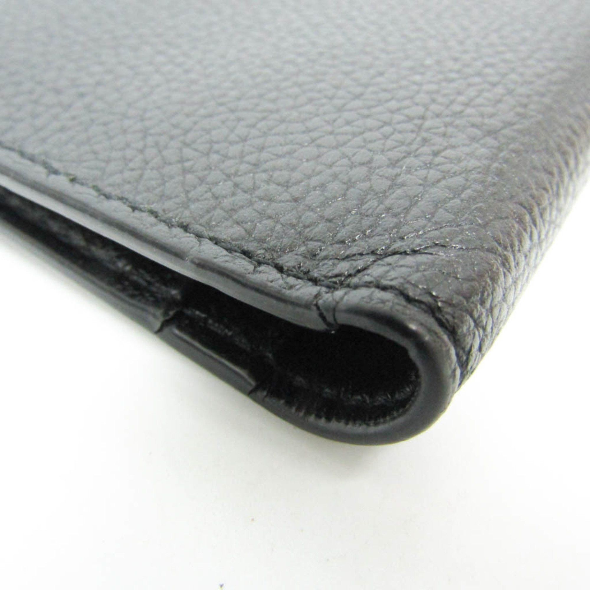 Balenciaga Balenciaga 594692 Men's Leather Long Wallet (bi-fold) Black Size ONE SIZE - 6 Thumbnail