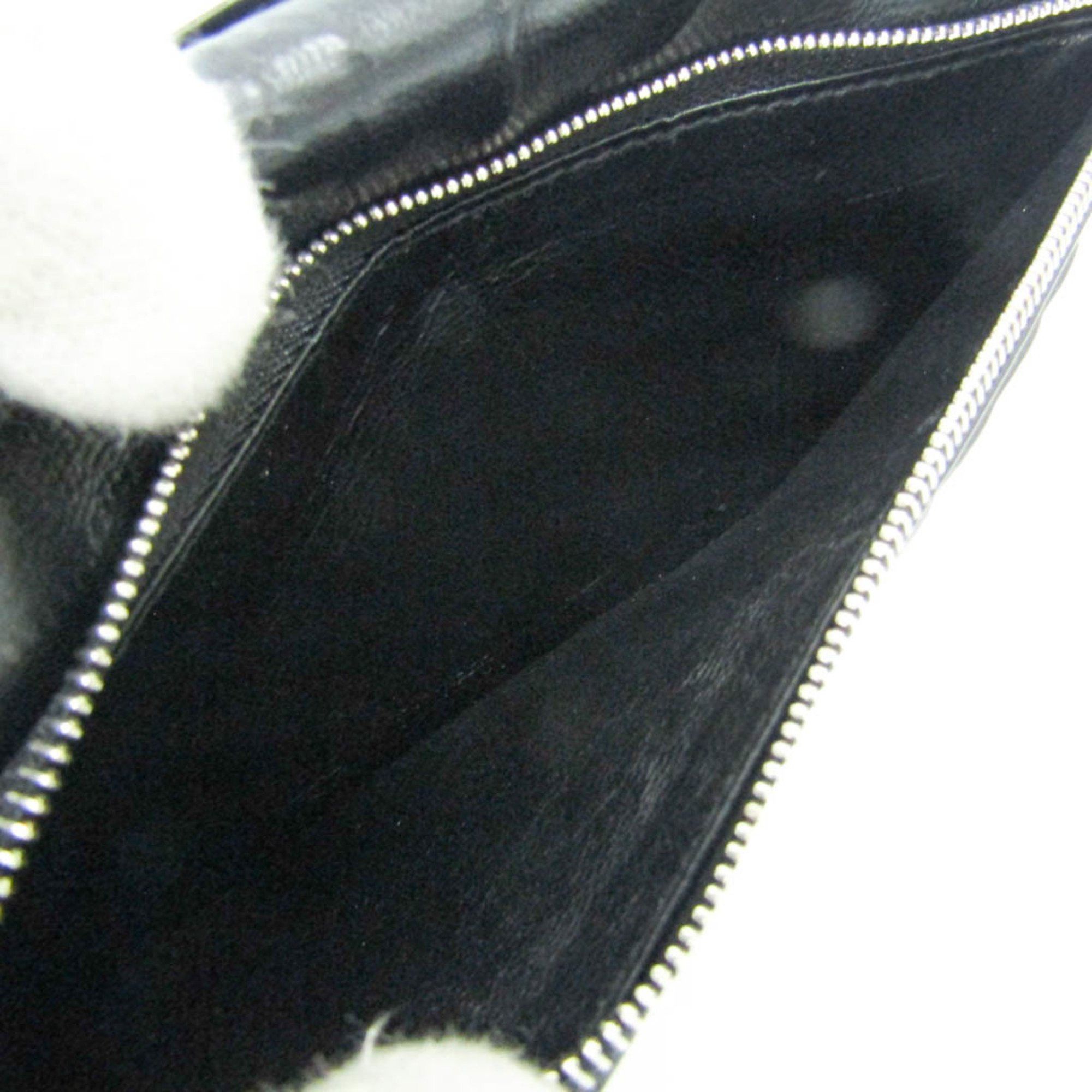 Balenciaga Balenciaga 594692 Men's Leather Long Wallet (bi-fold) Black Size ONE SIZE - 7 Thumbnail