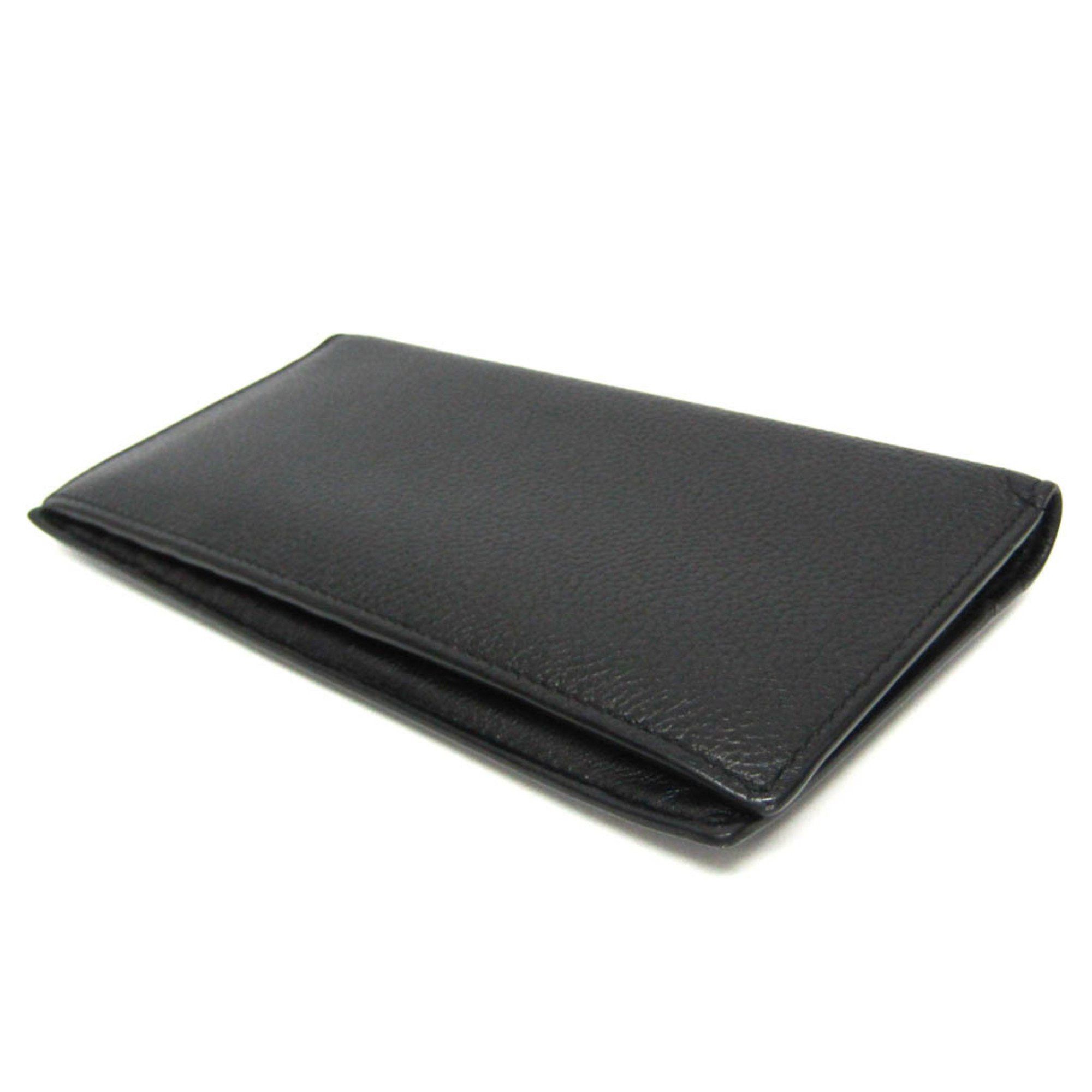 Balenciaga Balenciaga 594692 Men's Leather Long Wallet (bi-fold) Black Size ONE SIZE - 3 Thumbnail