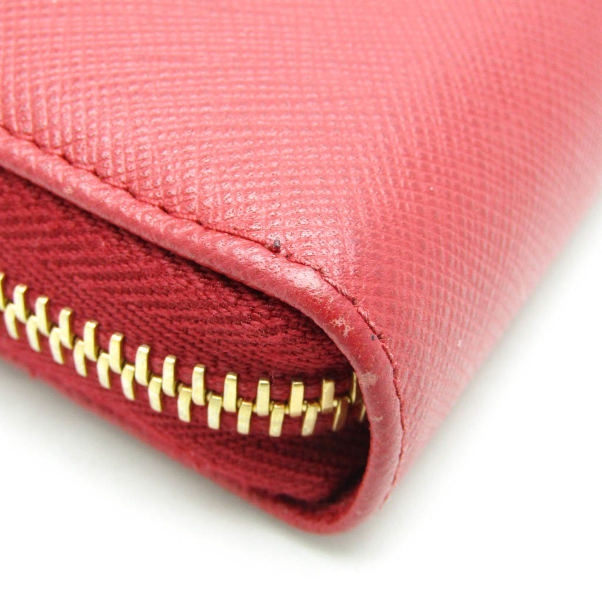 Prada Prada Saffiano SAFFIANO FIOCCO 1ML506 Women's Leather Long Wallet (bi-fold) Red Color Size ONE SIZE - 7 Thumbnail