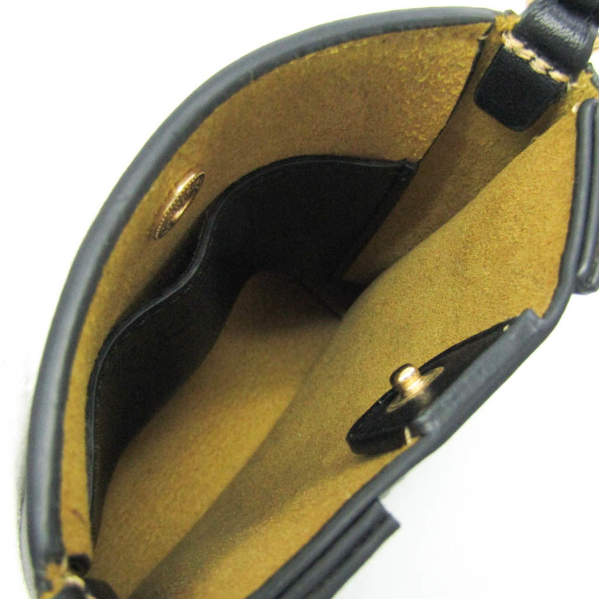 Stella McCartney Stella McCartney Micro Stella Logo 700159W8542 Women's Faux Leather Shoulder Bag Black Size ONE SIZE - 3 Thumbnail