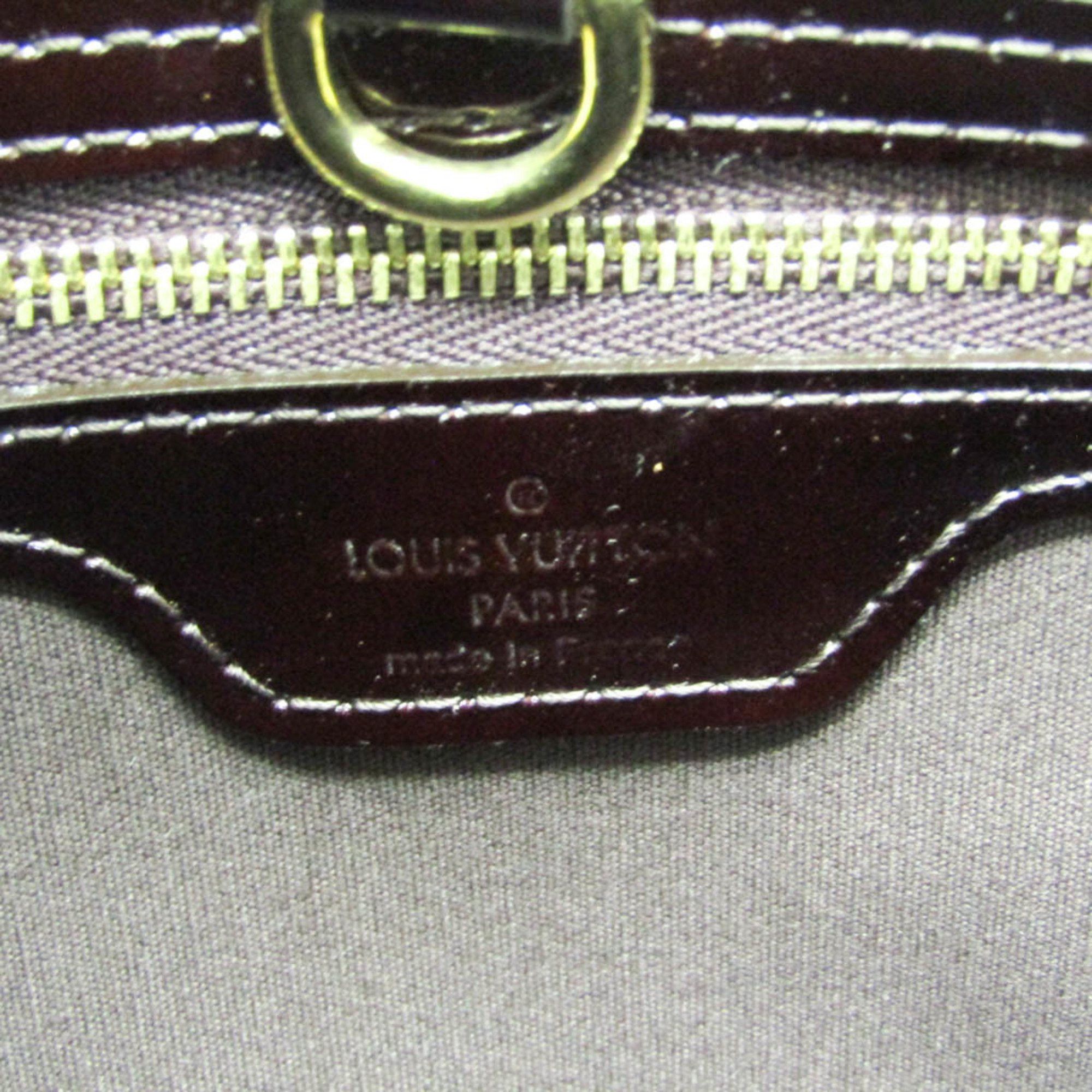 Louis Vuitton Louis Vuitton Monogram Vernis Wilshire PM M93641 Women's Handbag Amarante Size ONE SIZE - 9 Thumbnail