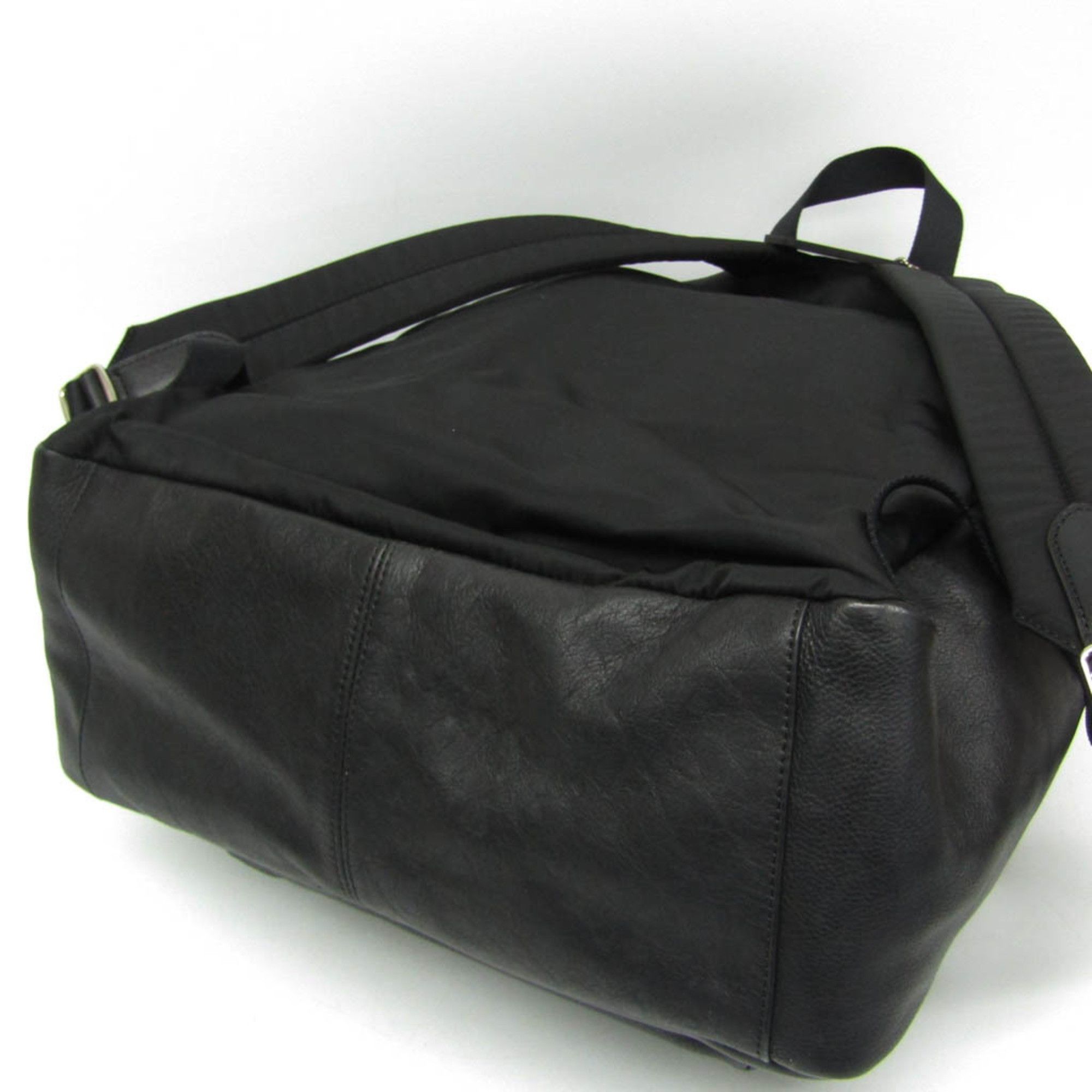 Coach Coach Campus Backpack F71755 Men's Nylon,Leather Backpack Black,Dark Khaki Size ONE SIZE - 4 Thumbnail