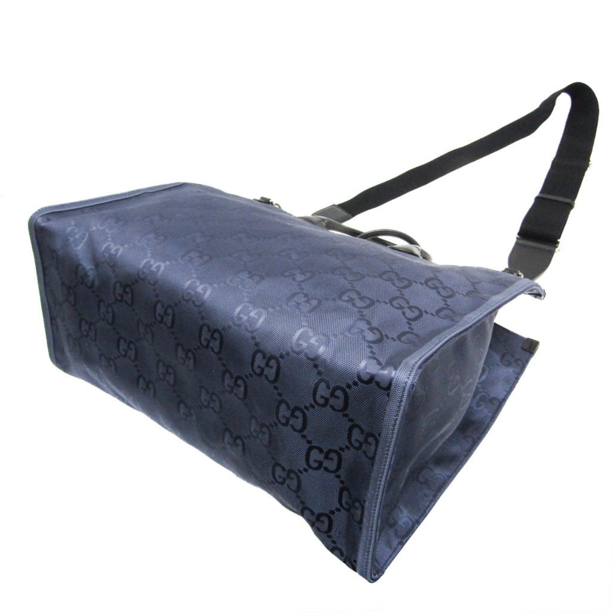 Gucci Gucci OFF THE GRID 696042 Men's Nylon,Leather Handbag,Shoulder Bag Black,Navy Size ONE SIZE - 2 Thumbnail