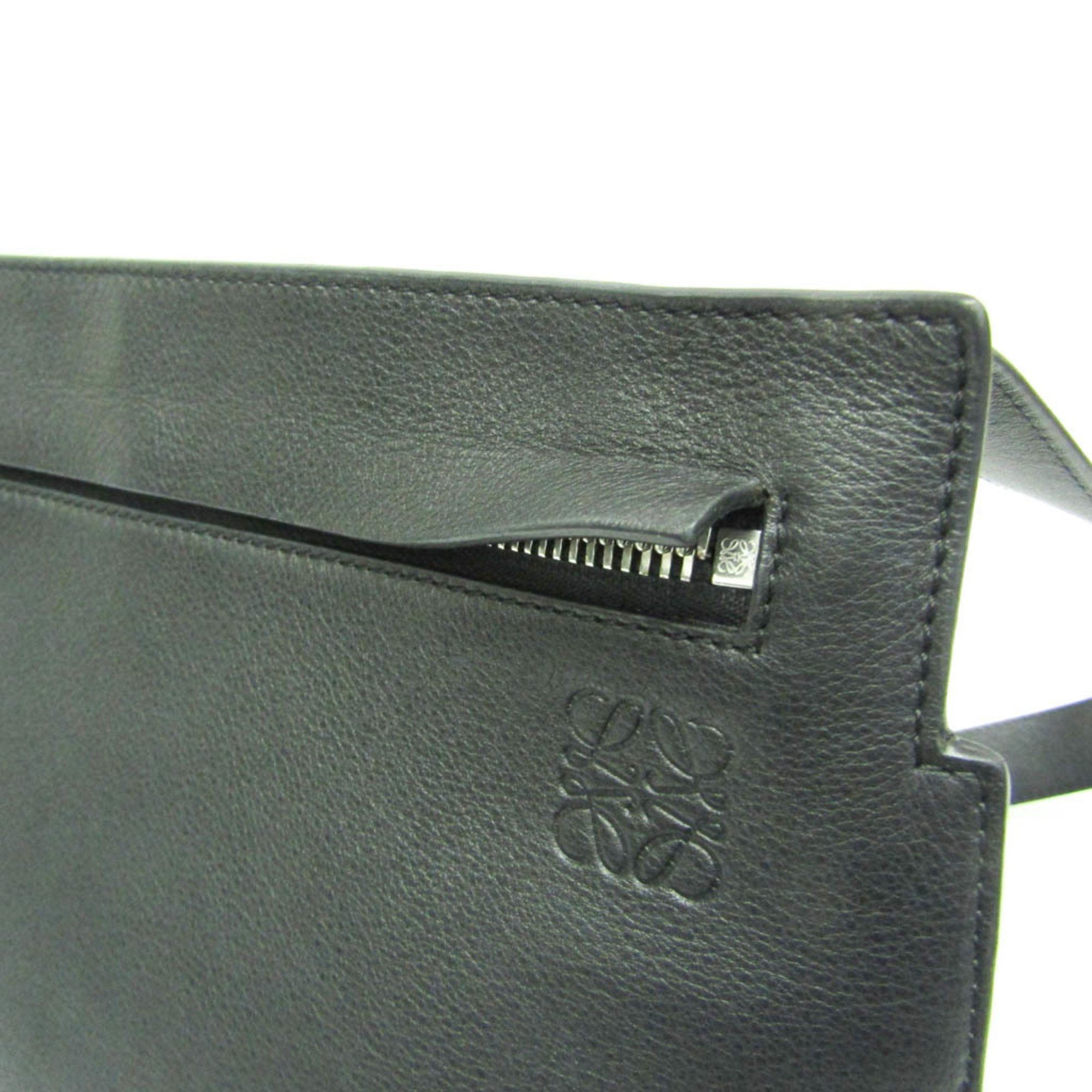 Loewe Loewe Anagram Men's Leather Shoulder Bag Black Size ONE SIZE - 8 Thumbnail
