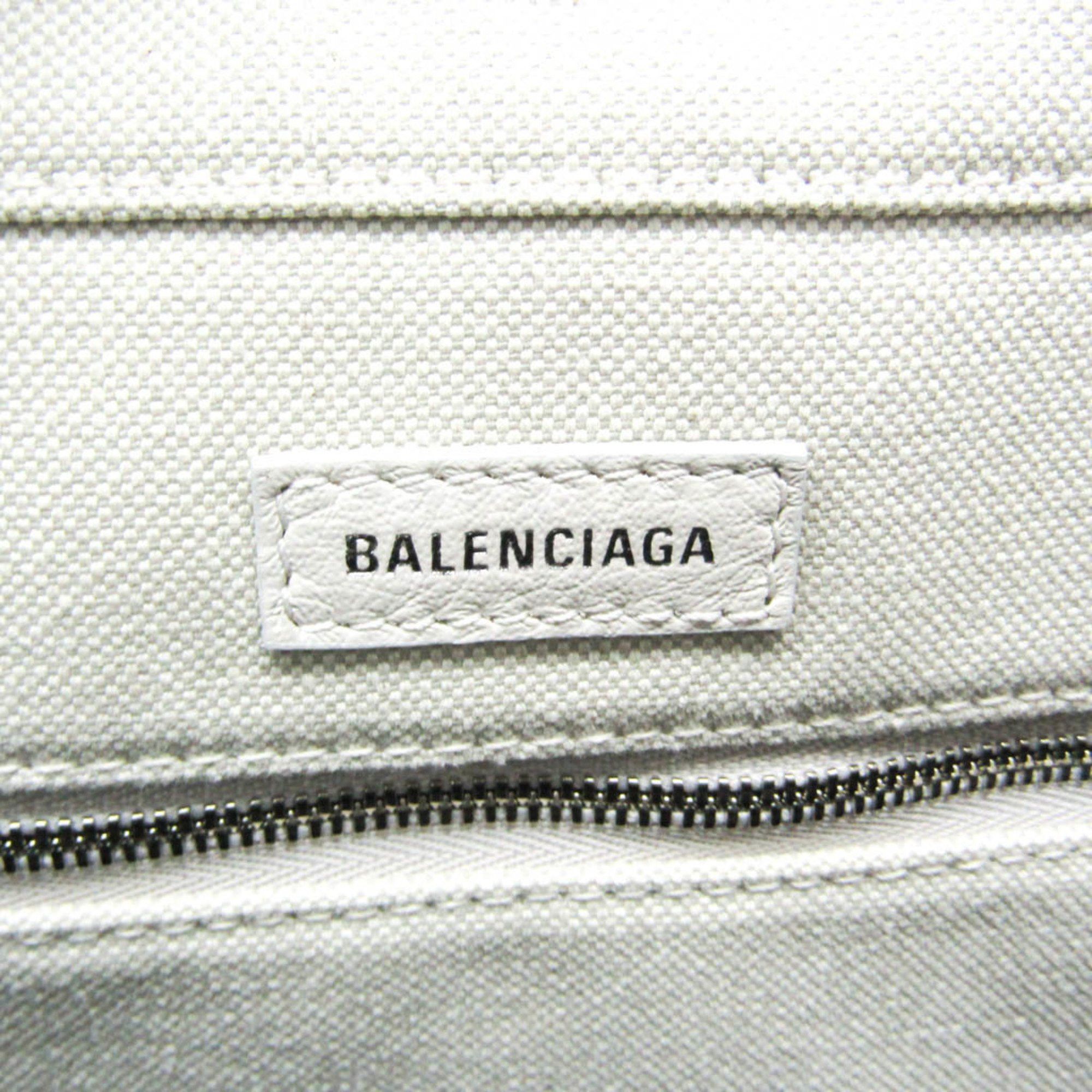 Balenciaga Balenciaga EVERYDAY 2.0 SMALL SORTH SOUTH 672791 Women's Canvas,Leather Handbag,Shoulder Bag White Size ONE SIZE - 10 Thumbnail