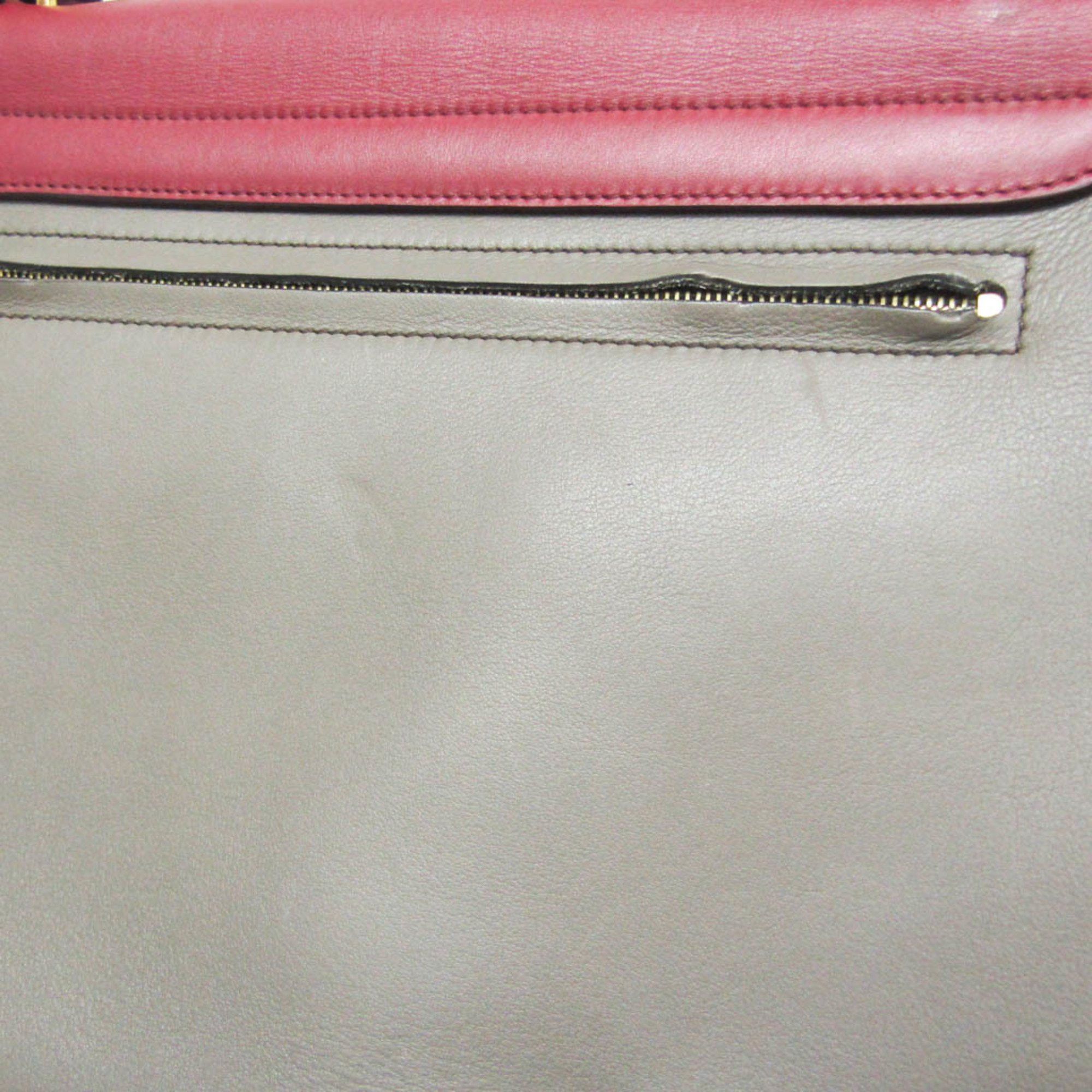 Celine Celine Trapeze Women's Leather,Suede Handbag,Shoulder Bag Brown,Gray,Red Color Size ONE SIZE - 6 Thumbnail