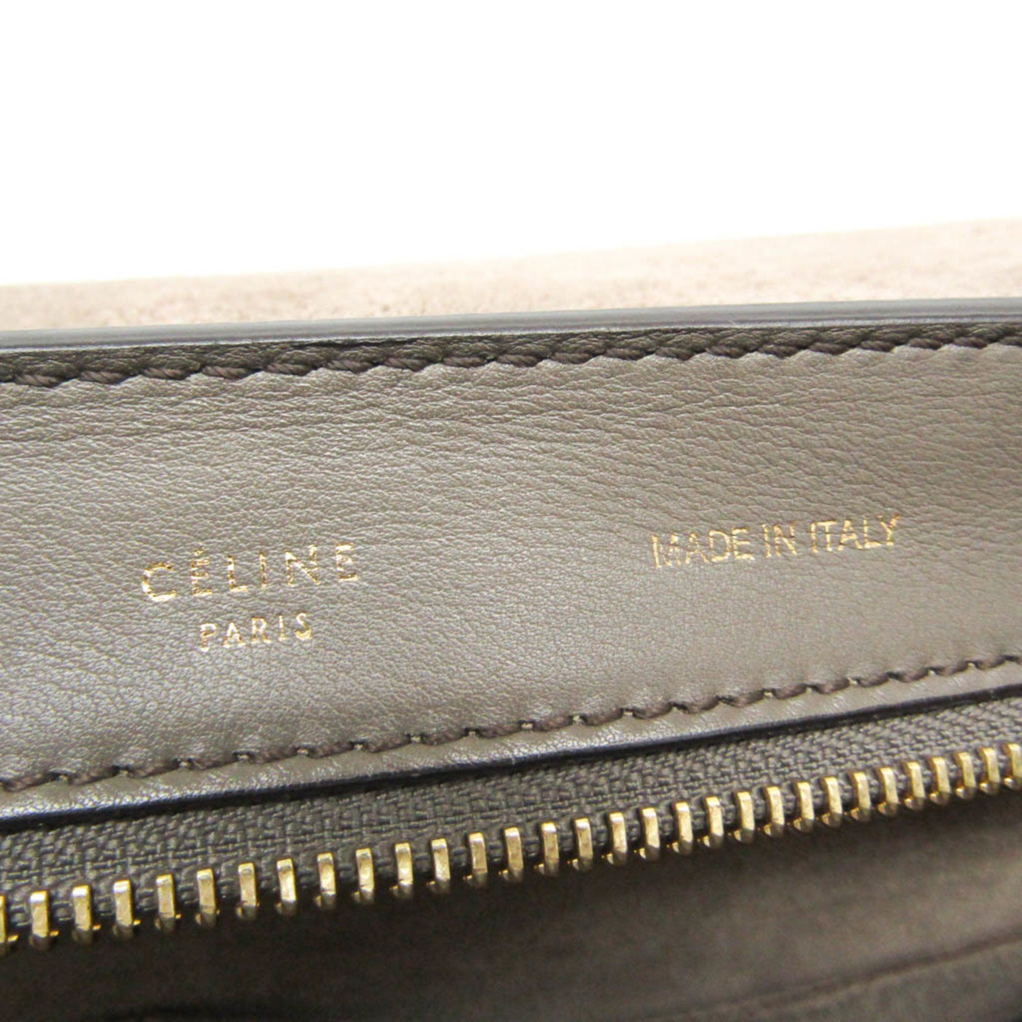 Celine Celine Trapeze Women's Leather,Suede Handbag,Shoulder Bag Brown,Gray,Red Color Size ONE SIZE - 13 Thumbnail