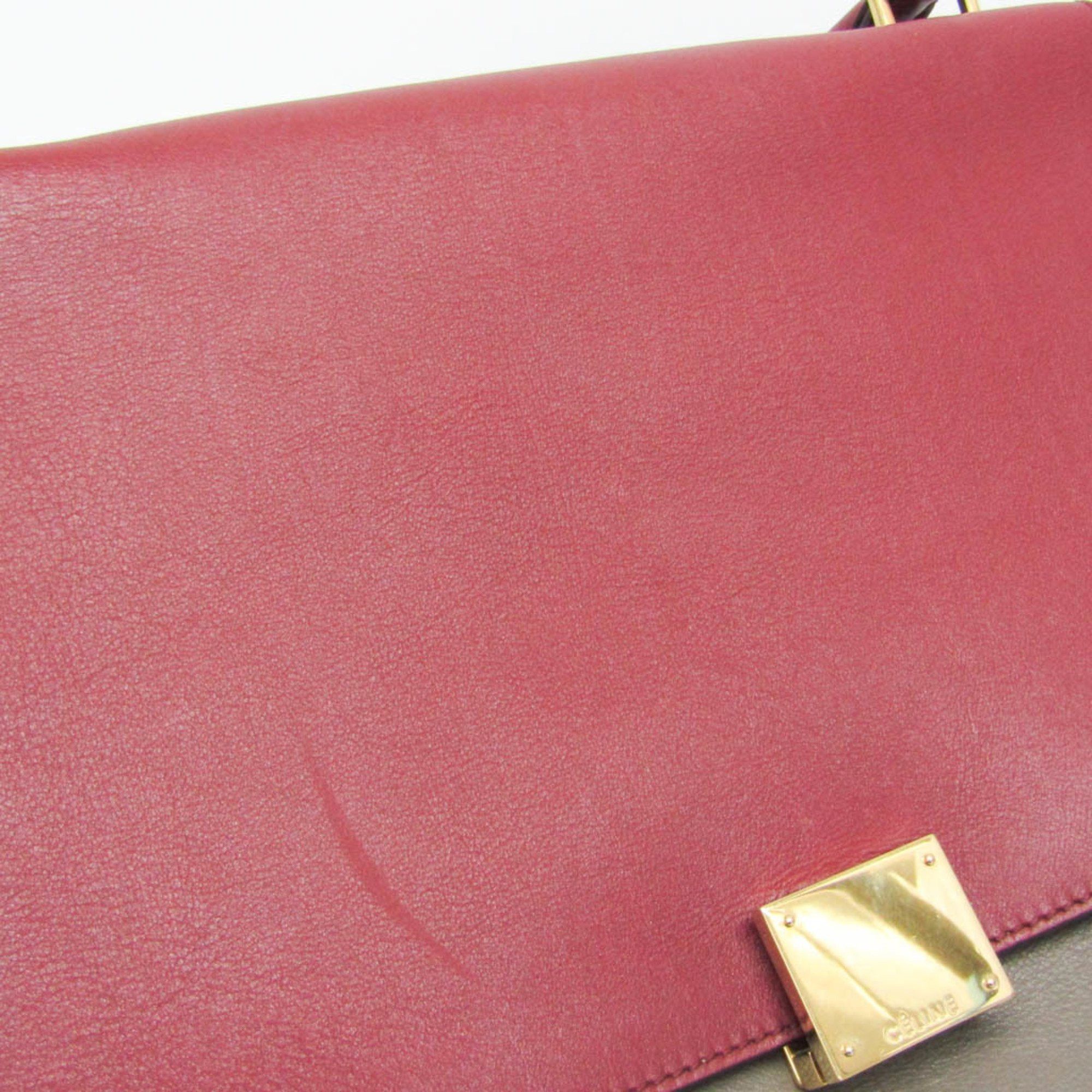 Celine Celine Trapeze Women's Leather,Suede Handbag,Shoulder Bag Brown,Gray,Red Color Size ONE SIZE - 5 Thumbnail
