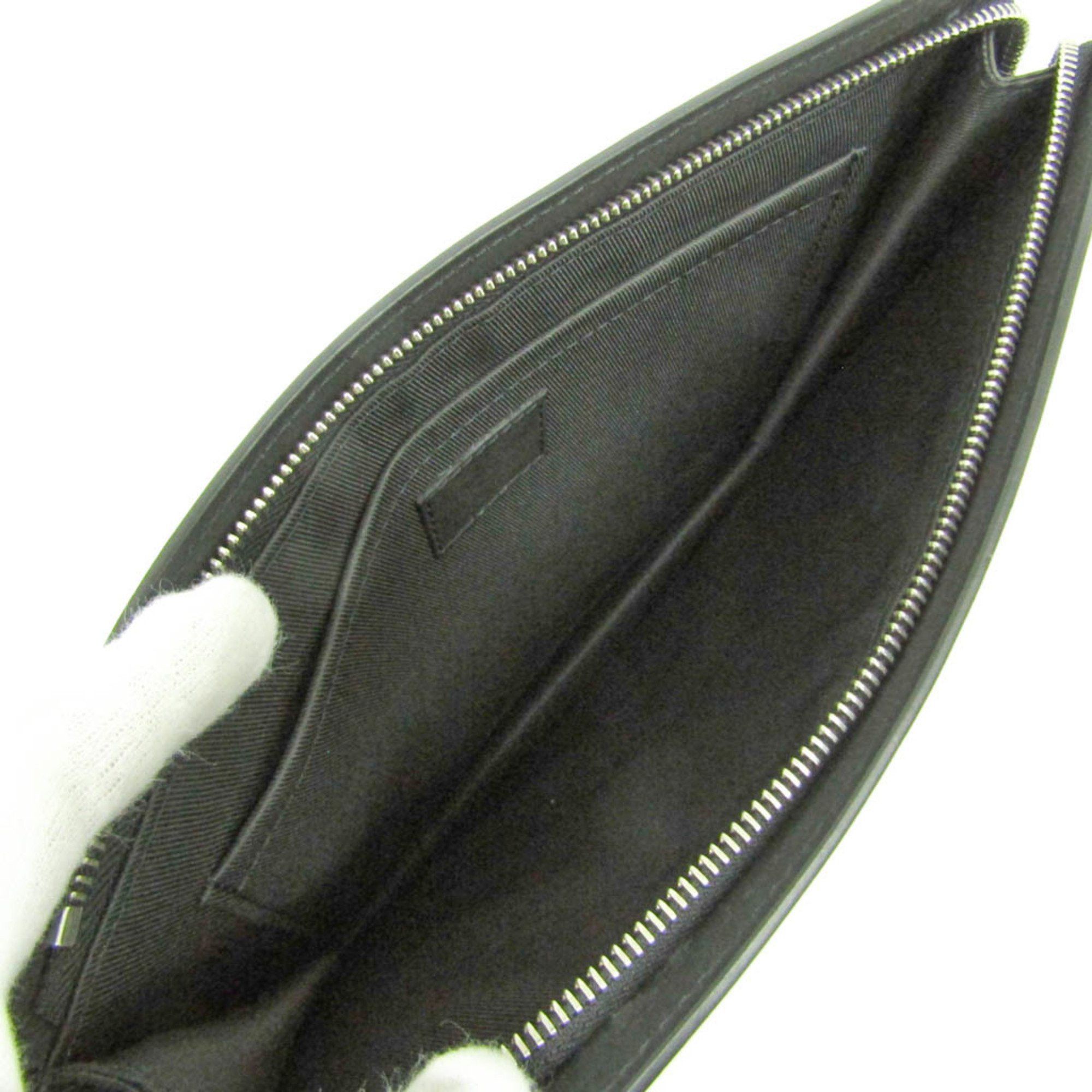 Louis Vuitton Louis Vuitton Damier Infini Stand Pouch N60450 Men's Clutch Bag Noir Size ONE SIZE - 3 Thumbnail