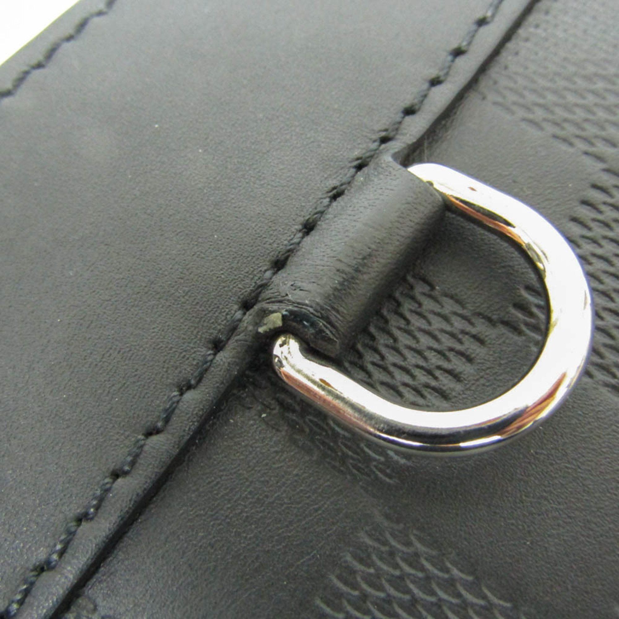 Louis Vuitton Louis Vuitton Damier Infini Stand Pouch N60450 Men's Clutch Bag Noir Size ONE SIZE - 11 Thumbnail