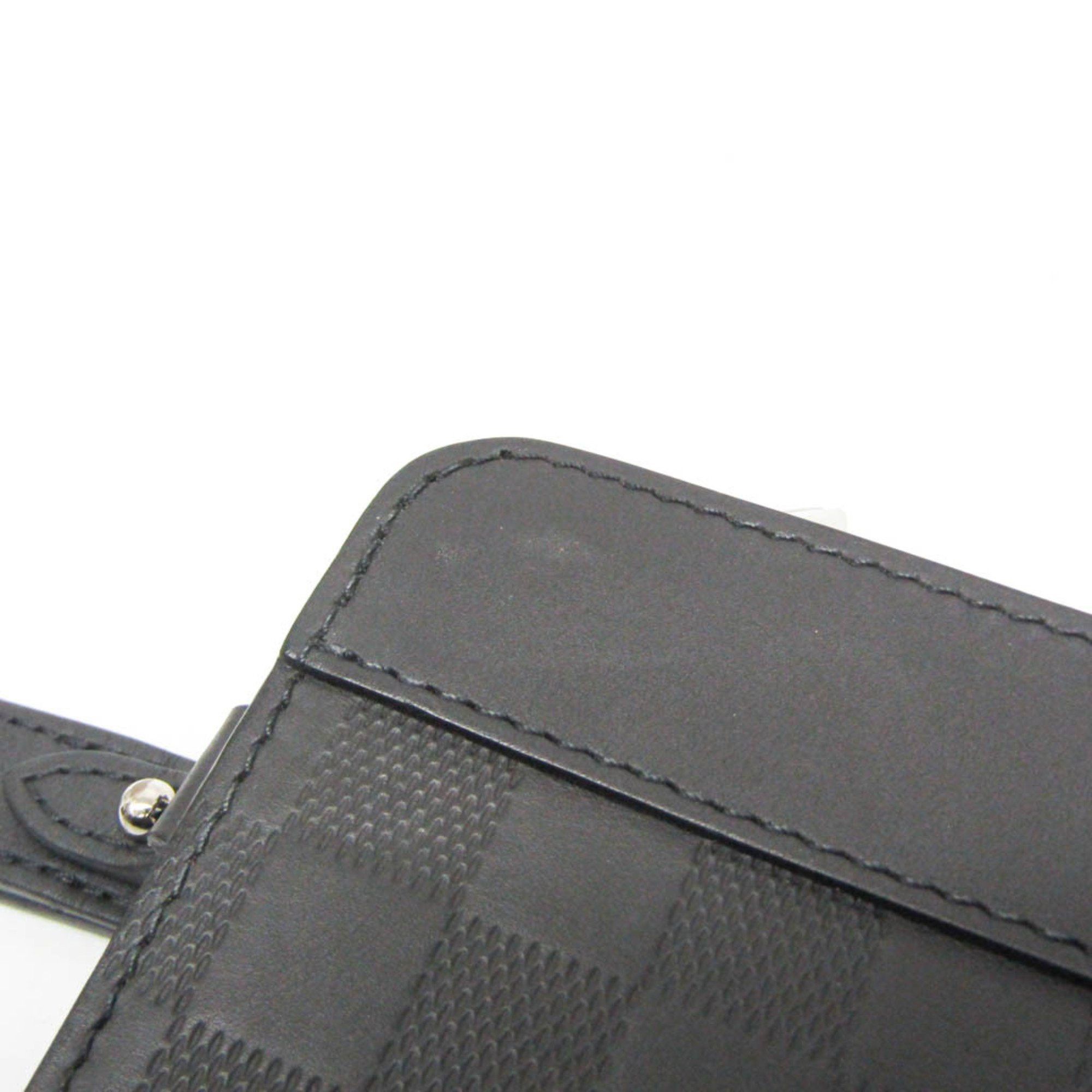 Louis Vuitton Louis Vuitton Damier Infini Stand Pouch N60450 Men's Clutch Bag Noir Size ONE SIZE - 8 Thumbnail