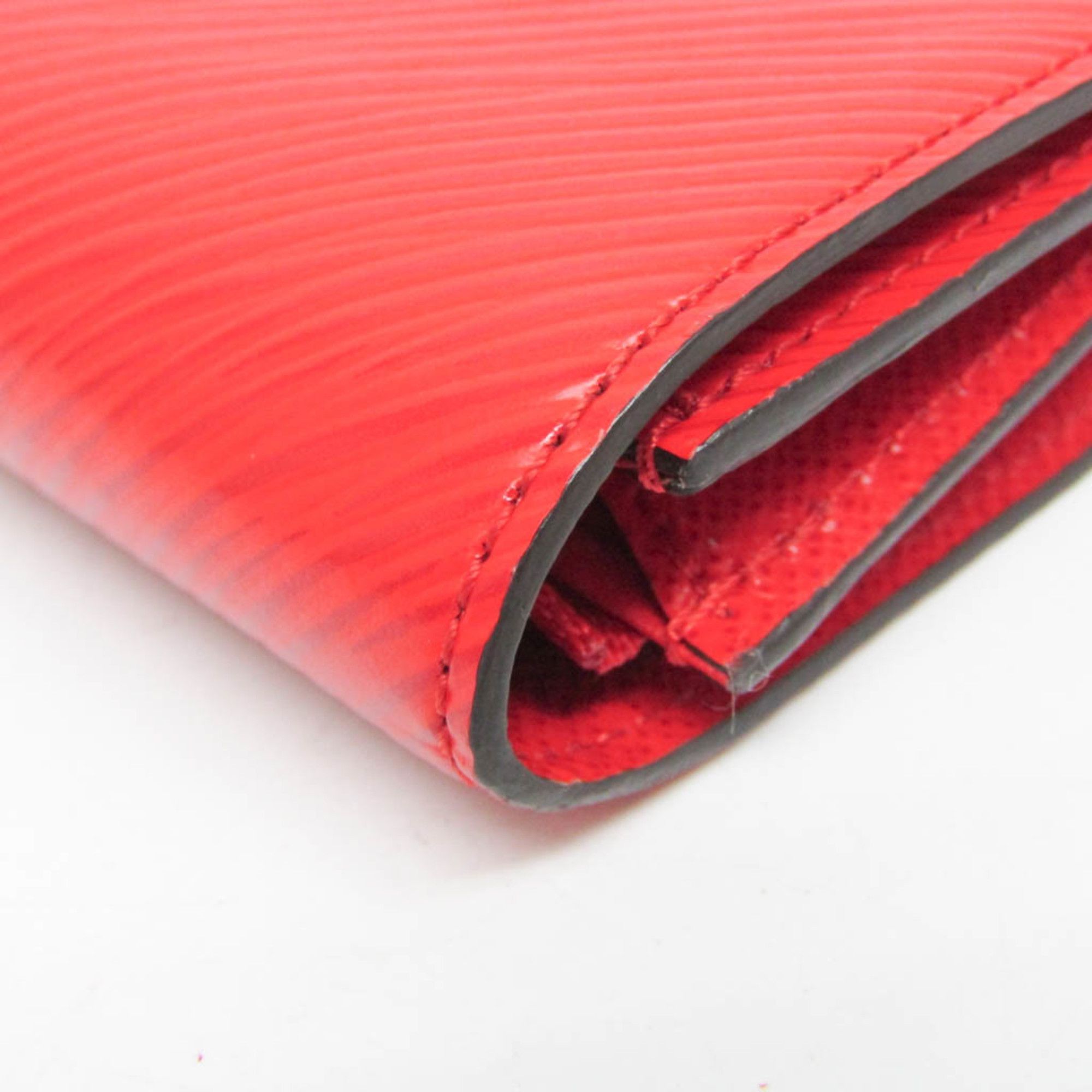 Louis Vuitton Louis Vuitton Epi Portofoille Twist Compact M64413 Women's Epi Leather Wallet (tri-fold) Coquelicots Size ONE SIZE - 6 Thumbnail