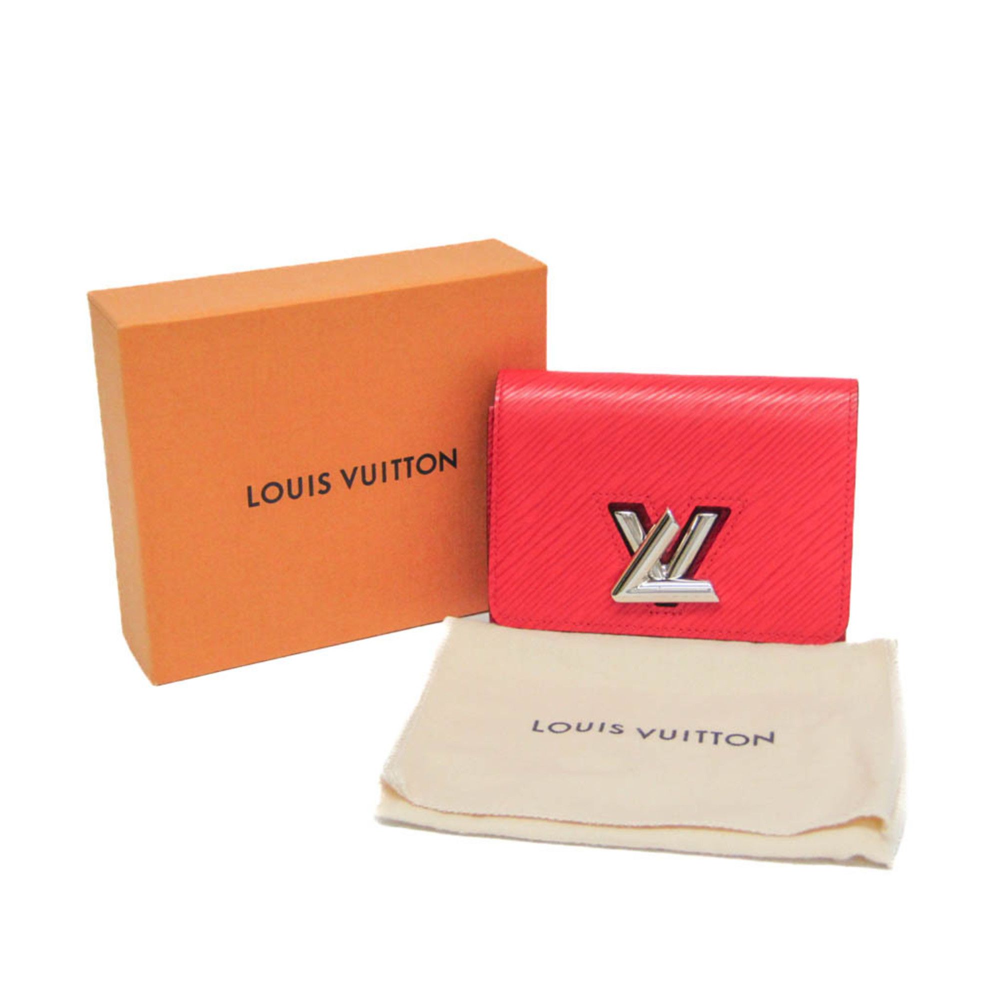 Louis Vuitton Louis Vuitton Epi Portofoille Twist Compact M64413 Women's Epi Leather Wallet (tri-fold) Coquelicots Size ONE SIZE - 4 Thumbnail