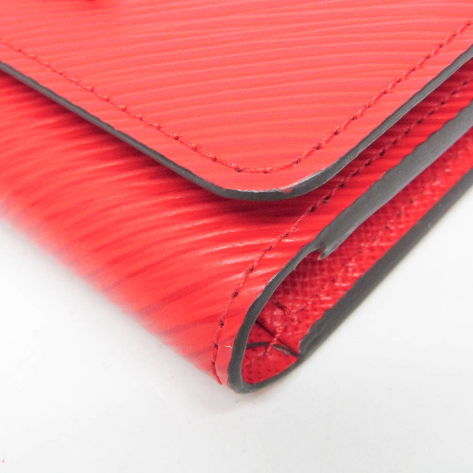 Louis Vuitton Louis Vuitton Epi Portofoille Twist Compact M64413 Women's Epi Leather Wallet (tri-fold) Coquelicots Size ONE SIZE - 5 Thumbnail