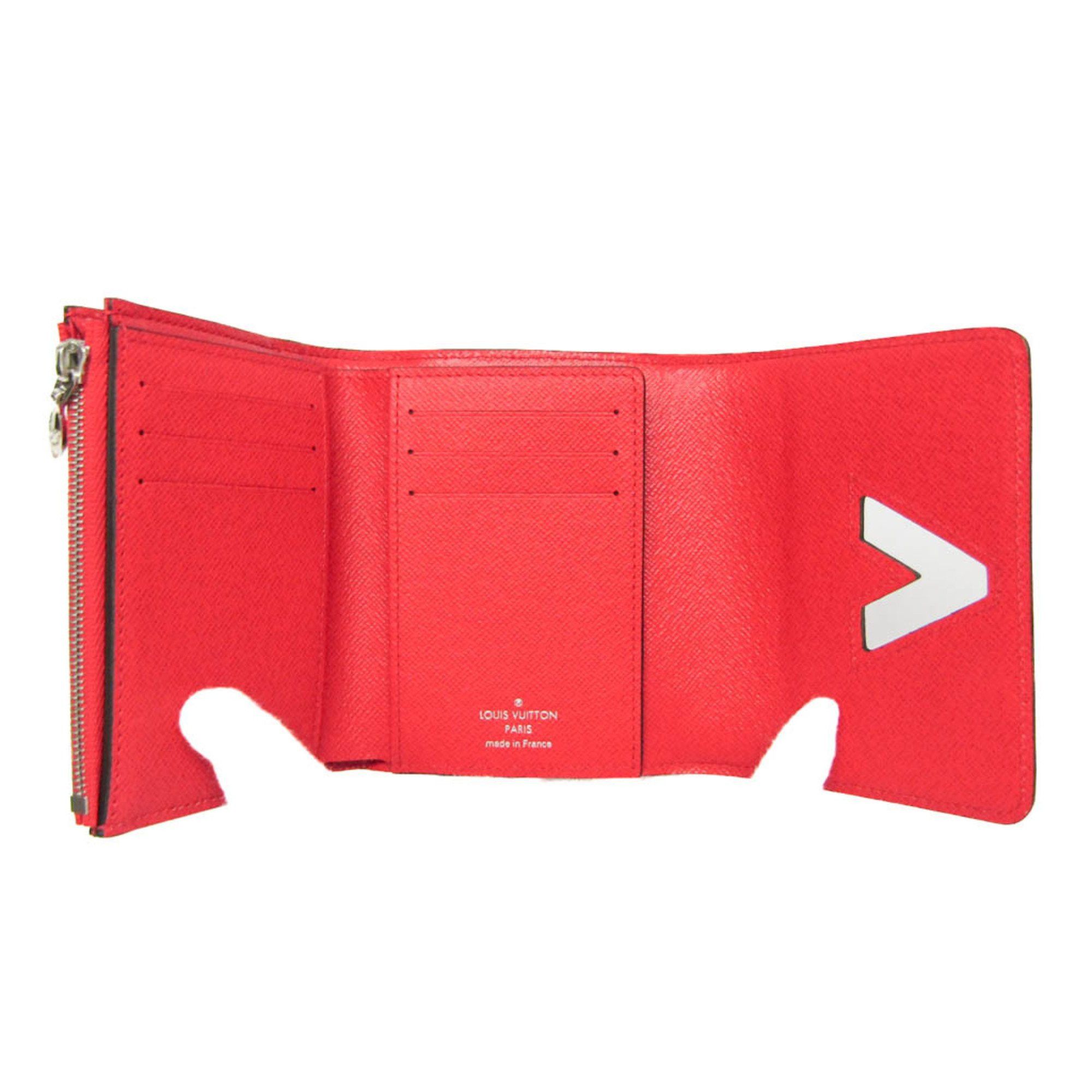 Louis Vuitton Louis Vuitton Epi Portofoille Twist Compact M64413 Women's Epi Leather Wallet (tri-fold) Coquelicots Size ONE SIZE - 3 Thumbnail