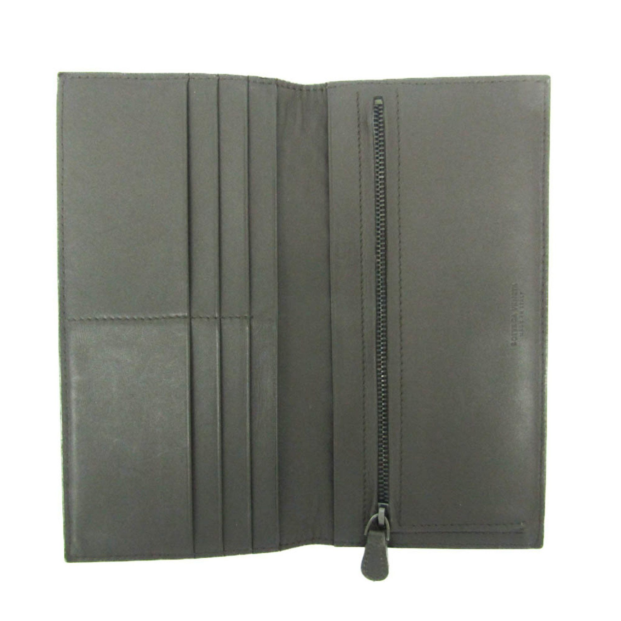 Bottega Veneta Bottega Veneta Intrecciato Continental Wallet 244688 Men's Leather Long Wallet (bi-fold) Dark Brown Size ONE SIZE - 3 Thumbnail