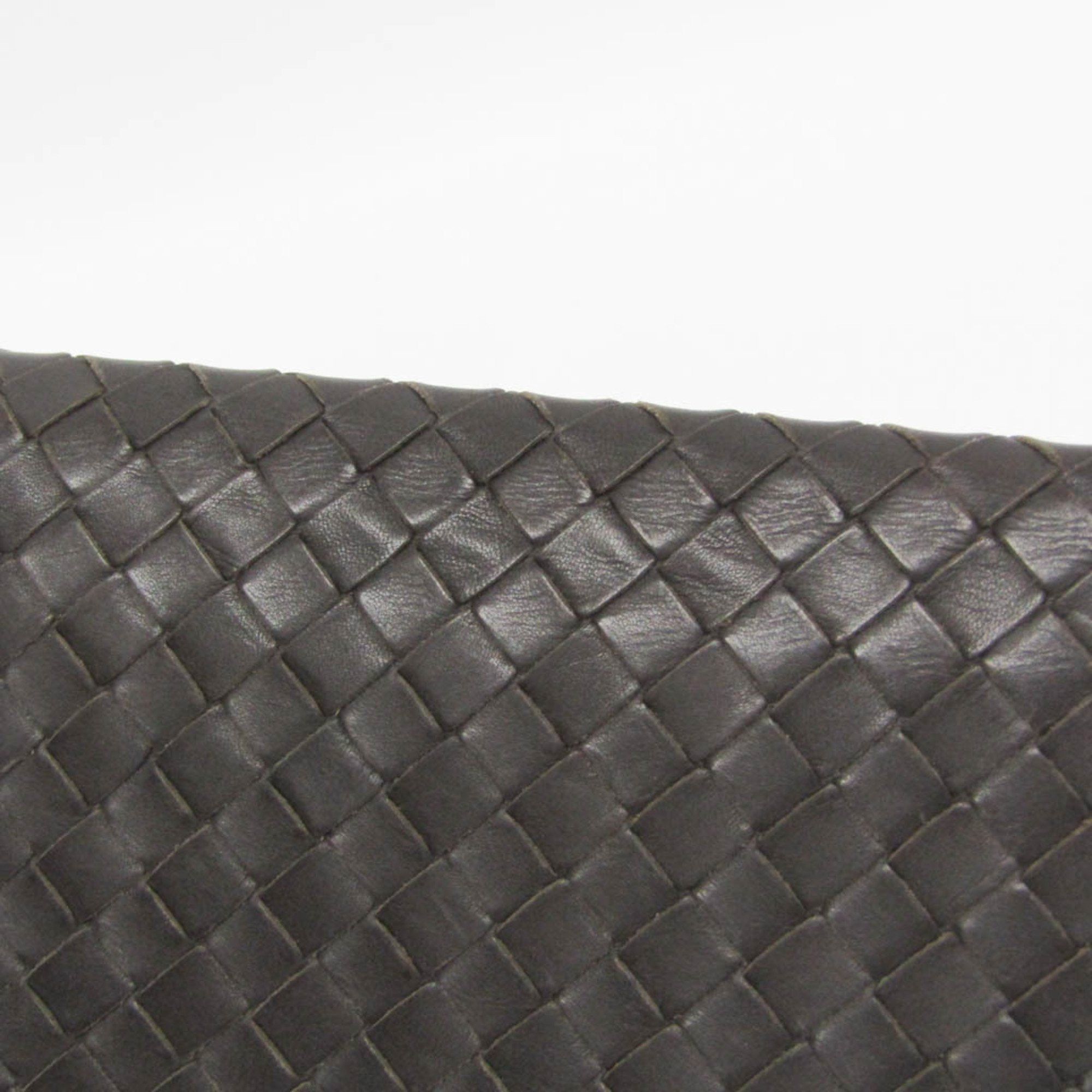 Bottega Veneta Bottega Veneta Intrecciato Continental Wallet 244688 Men's Leather Long Wallet (bi-fold) Dark Brown Size ONE SIZE - 5 Thumbnail