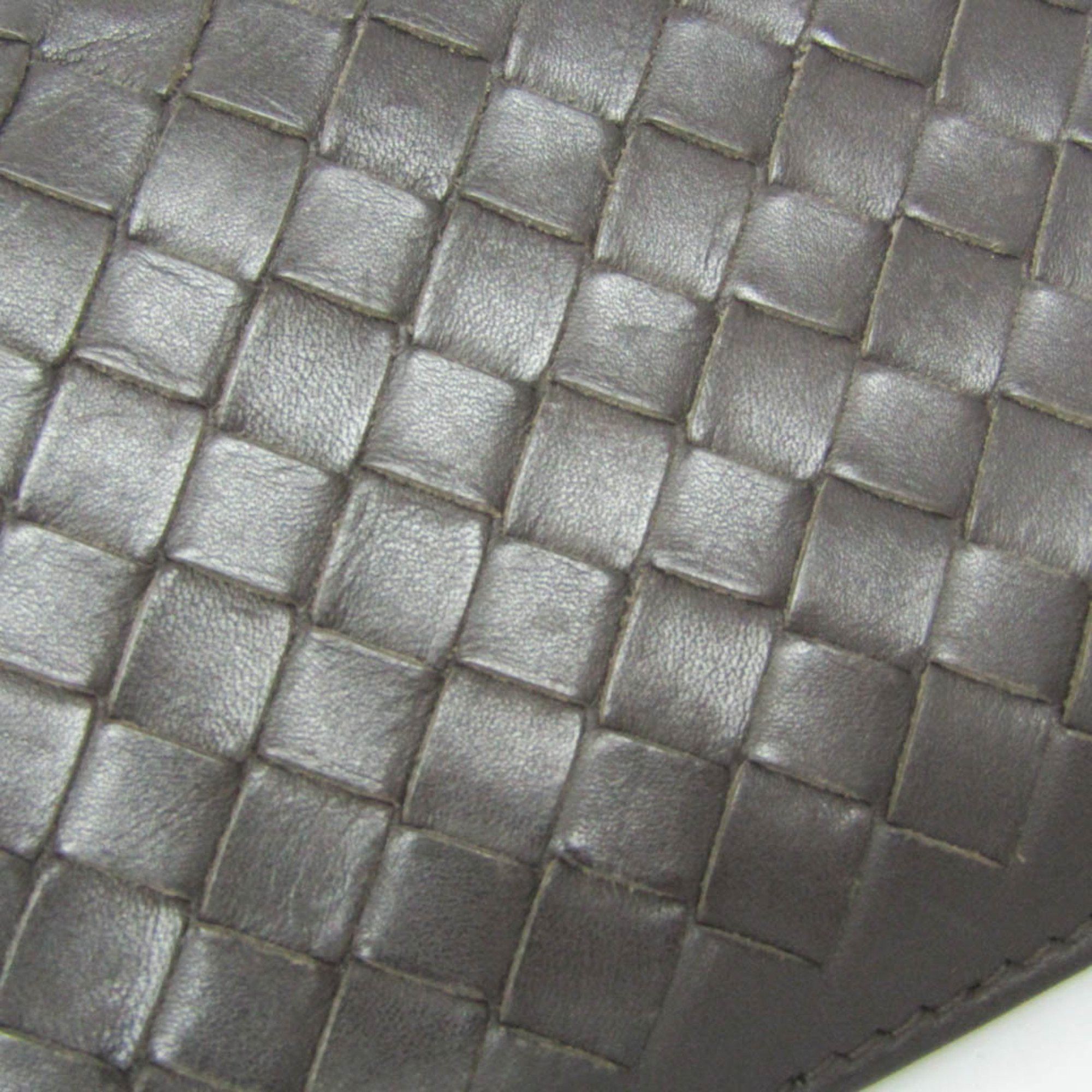 Bottega Veneta Bottega Veneta Intrecciato Continental Wallet 244688 Men's Leather Long Wallet (bi-fold) Dark Brown Size ONE SIZE - 6 Thumbnail