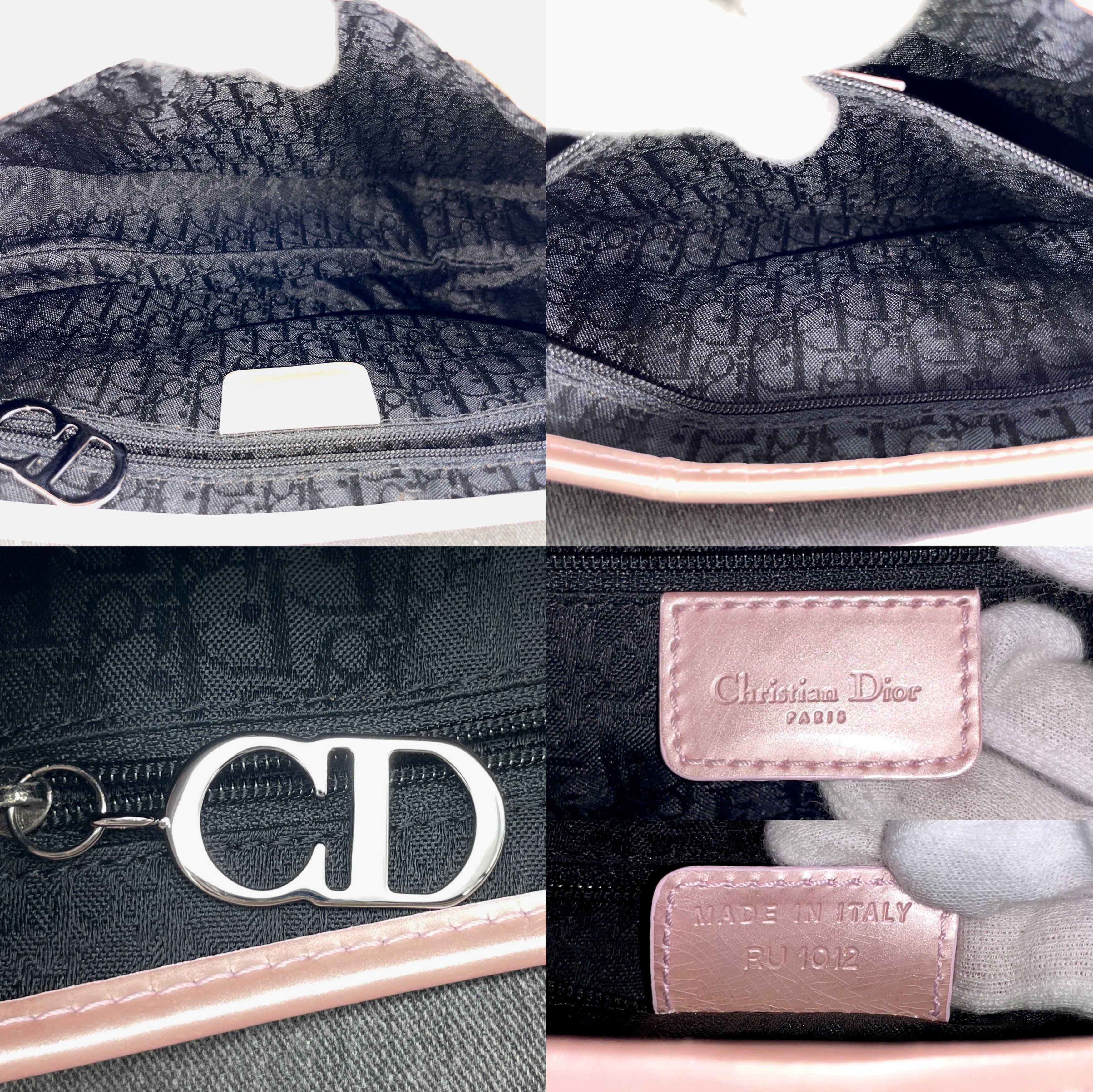 Dior Christian Dior Saddlebag Denim Shoulder Bag Gray Size ONE SIZE - 14 Thumbnail