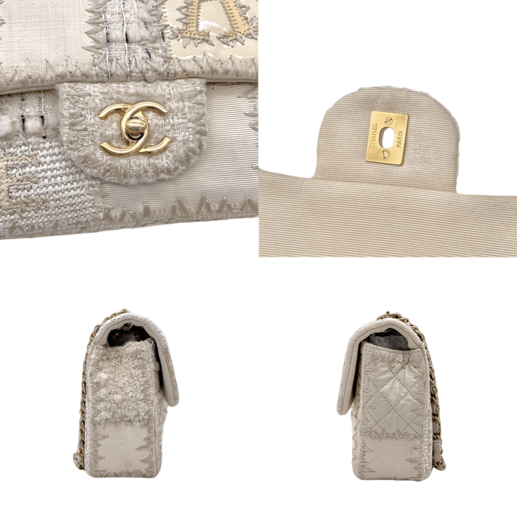 Chanel Chanel Patchwork Double Chain Single Flap Bag Size ONE SIZE - 11 Thumbnail