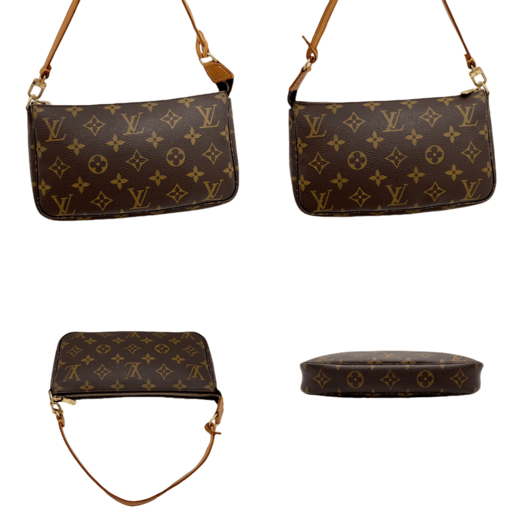 Louis Vuitton Louis Vuitton Monogram Pochette Accessory M51980 Size ONE SIZE - 6 Thumbnail