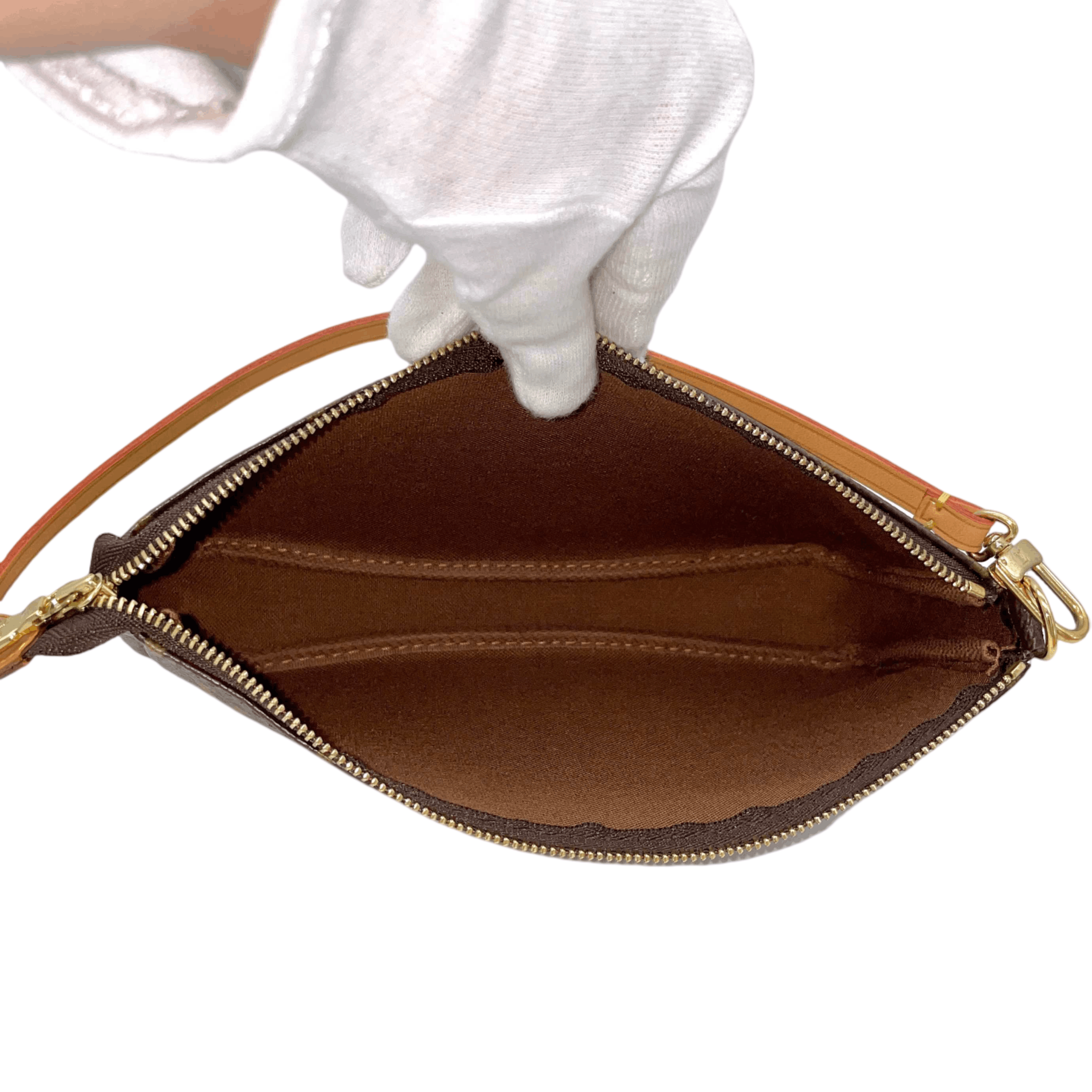 Louis Vuitton Louis Vuitton Monogram Panda Pochette Accessory Wallet M51981 Size ONE SIZE - 13 Thumbnail