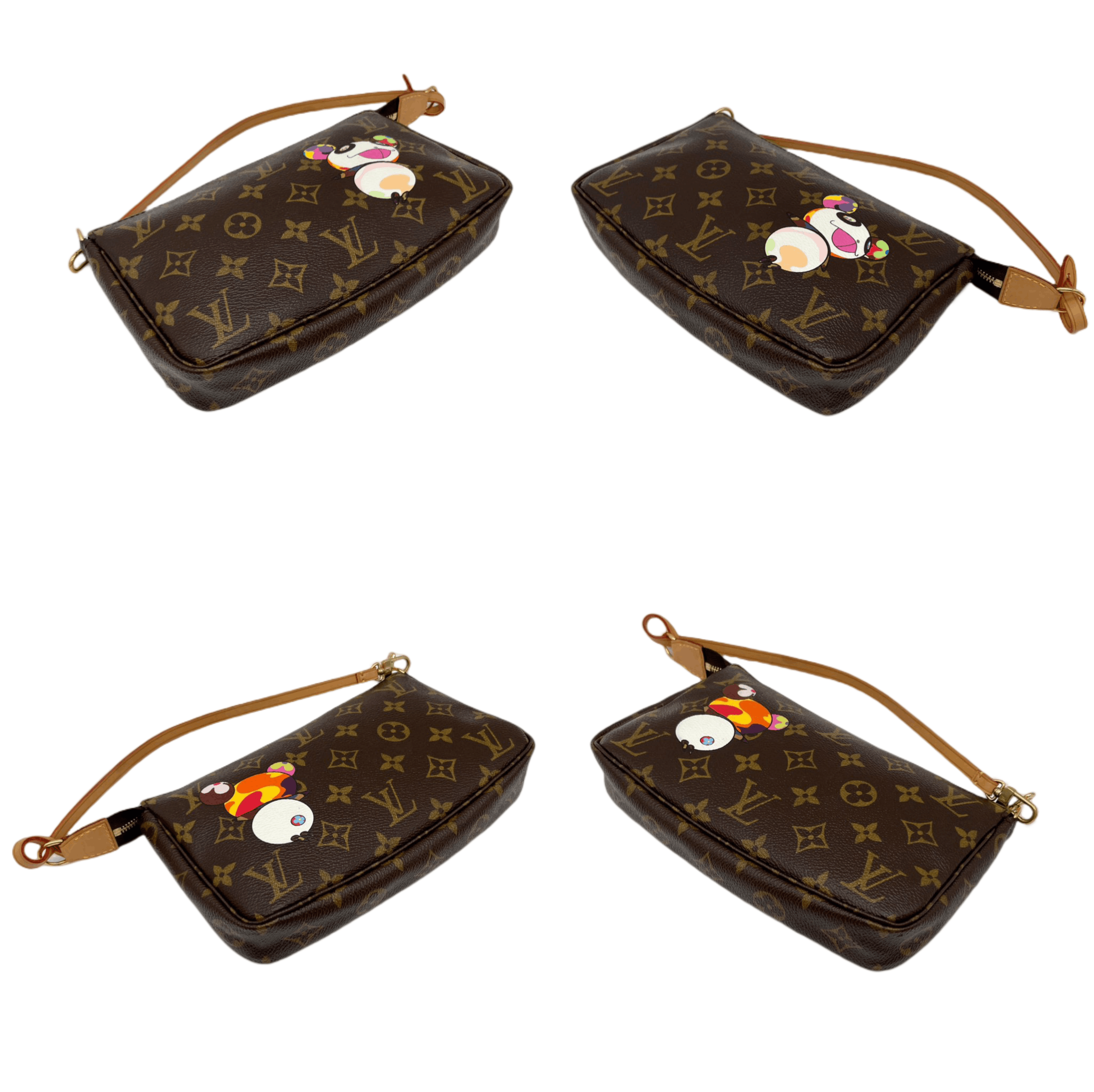Louis Vuitton Louis Vuitton Monogram Panda Pochette Accessory Wallet M51981 Size ONE SIZE - 8 Thumbnail