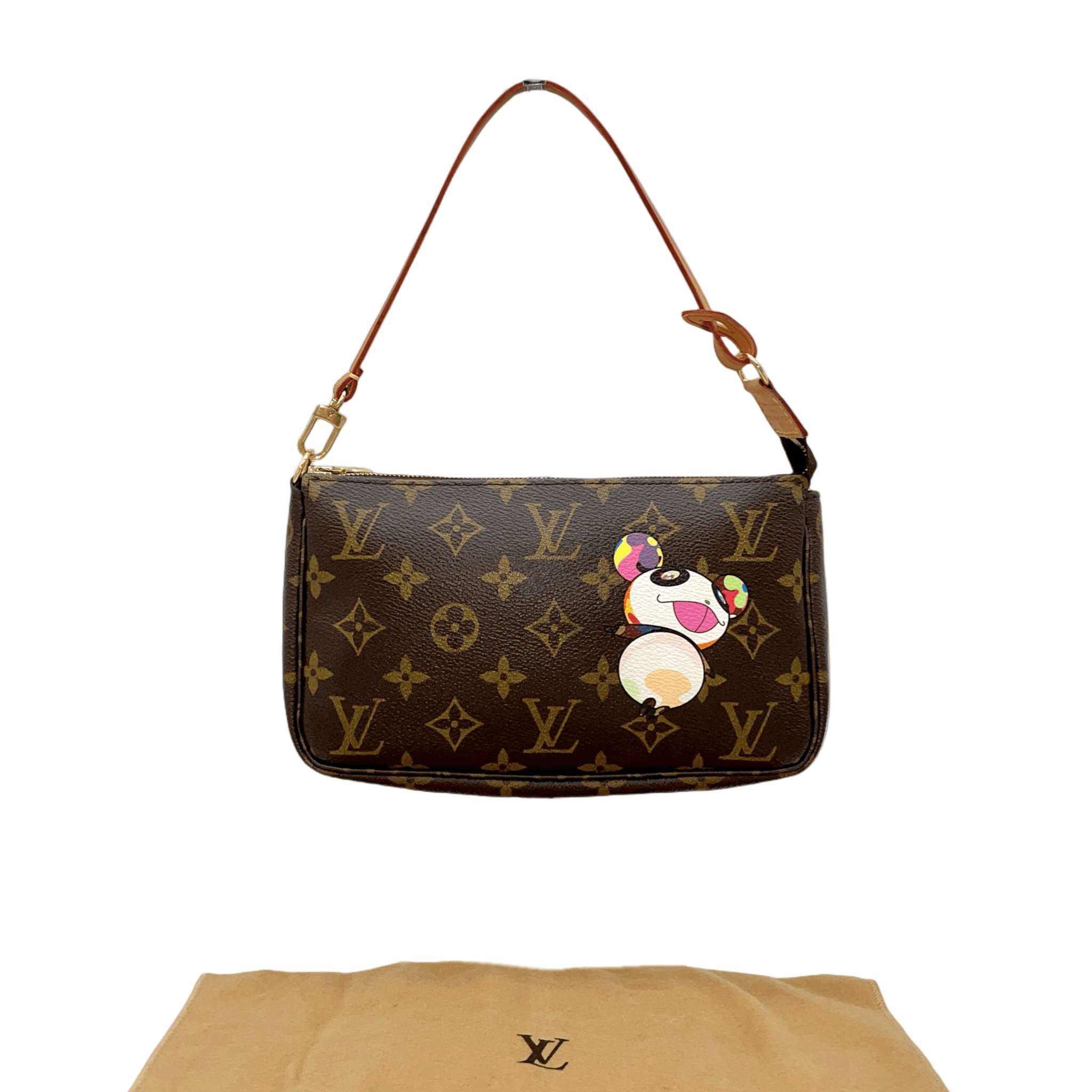 Louis Vuitton Louis Vuitton Monogram Panda Pochette Accessory Wallet M51981 Size ONE SIZE - 5 Thumbnail