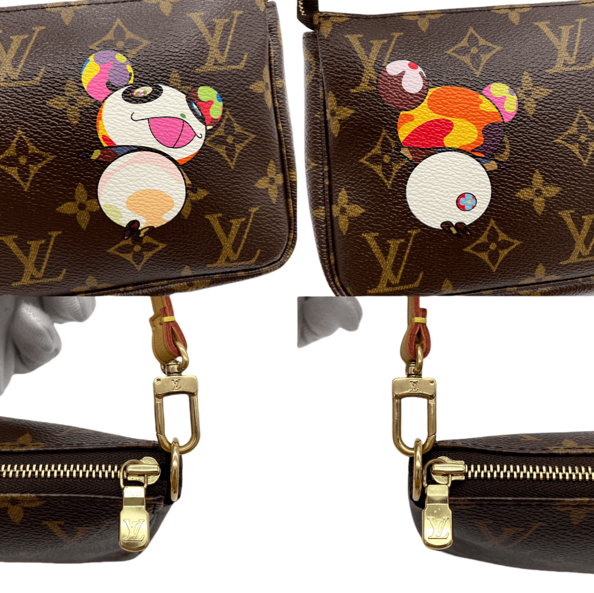 Louis Vuitton Louis Vuitton Monogram Panda Pochette Accessory Wallet M51981 Size ONE SIZE - 10 Thumbnail