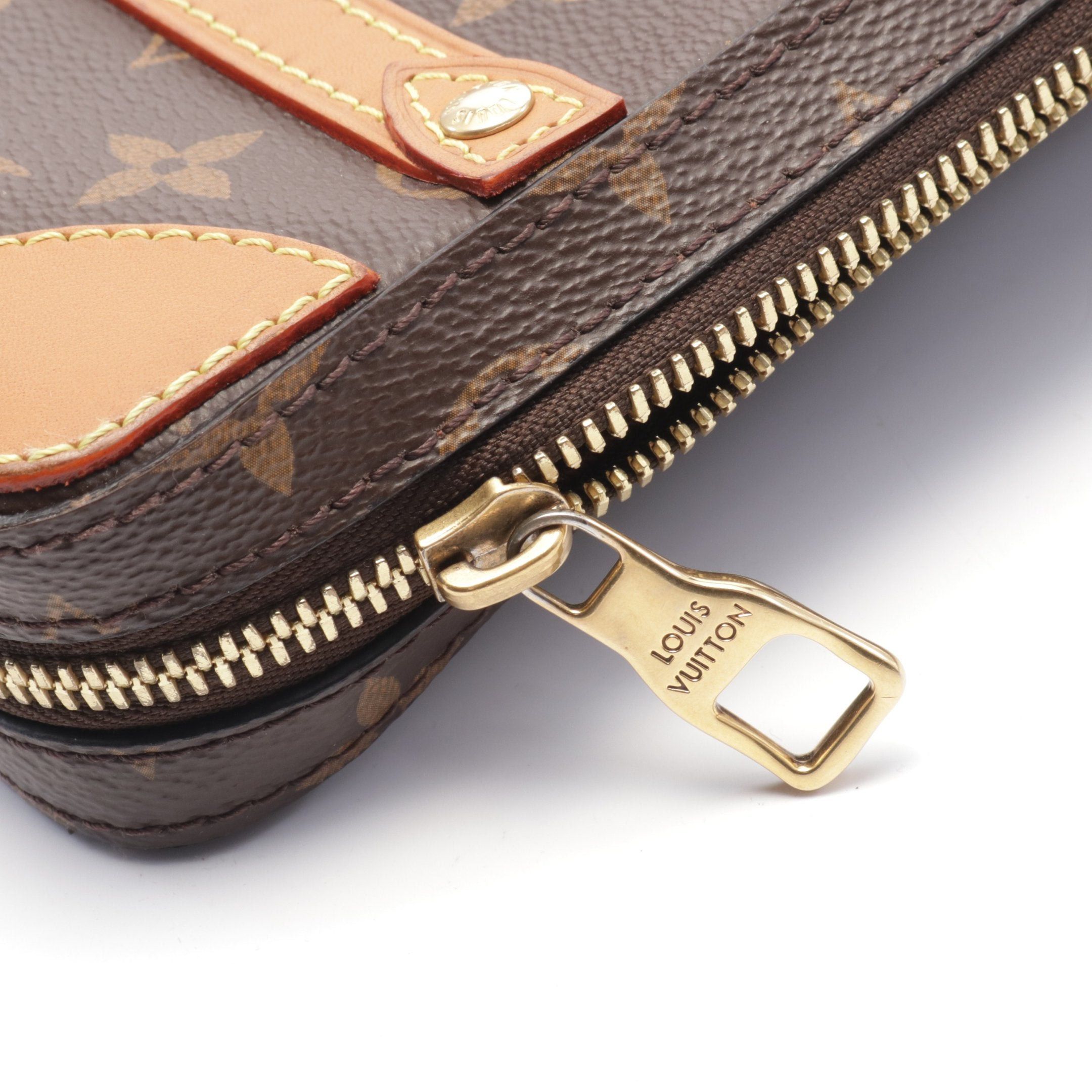 Louis Vuitton Louis Vuitton Soft Trunk Messenger Pm Monogram Shoulder Bag Leather Brown Size ONE SIZE - 9 Thumbnail