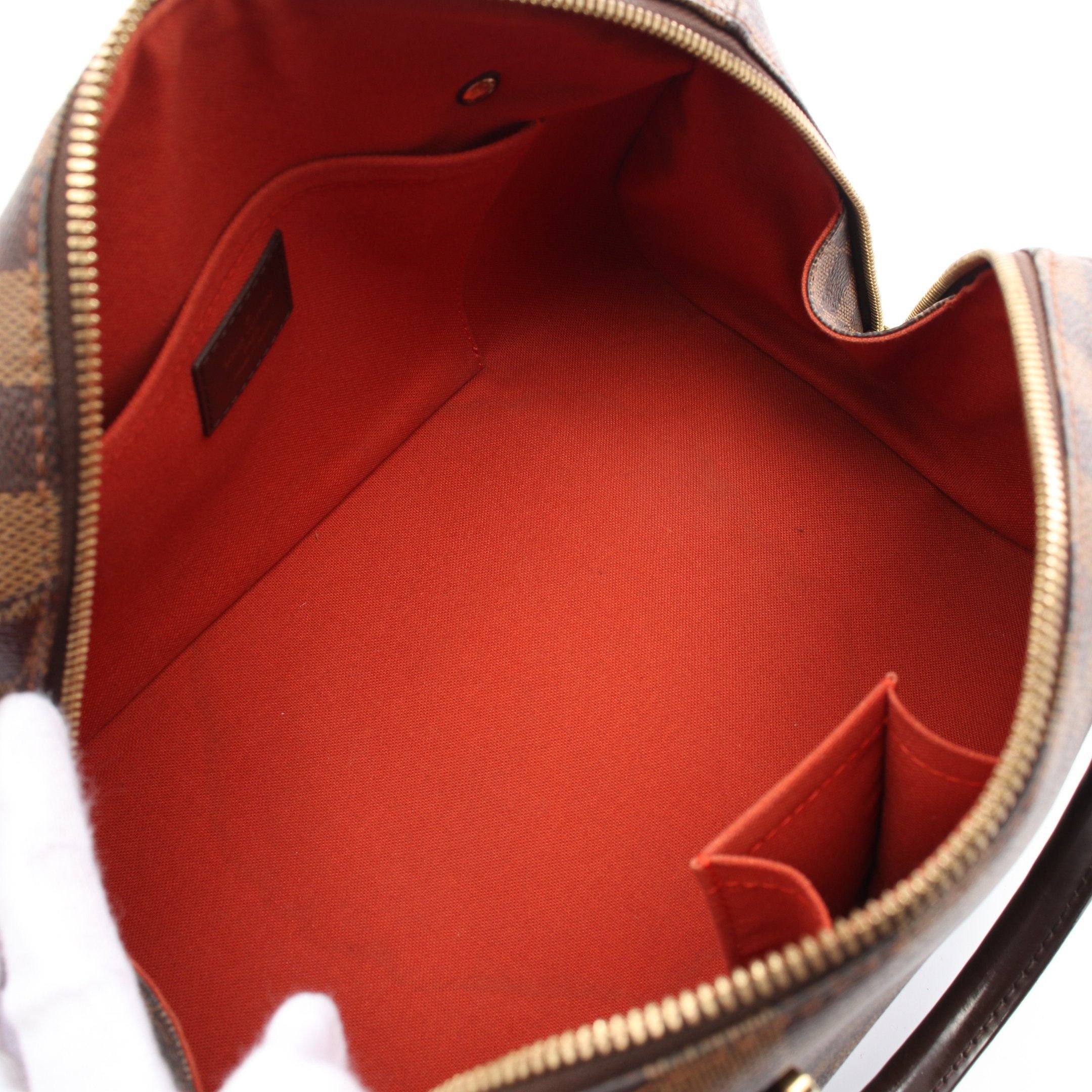 Louis Vuitton Louis Vuitton Rivera Mm Damier Ebene Handbag Leather Brown Size ONE SIZE - 3 Thumbnail