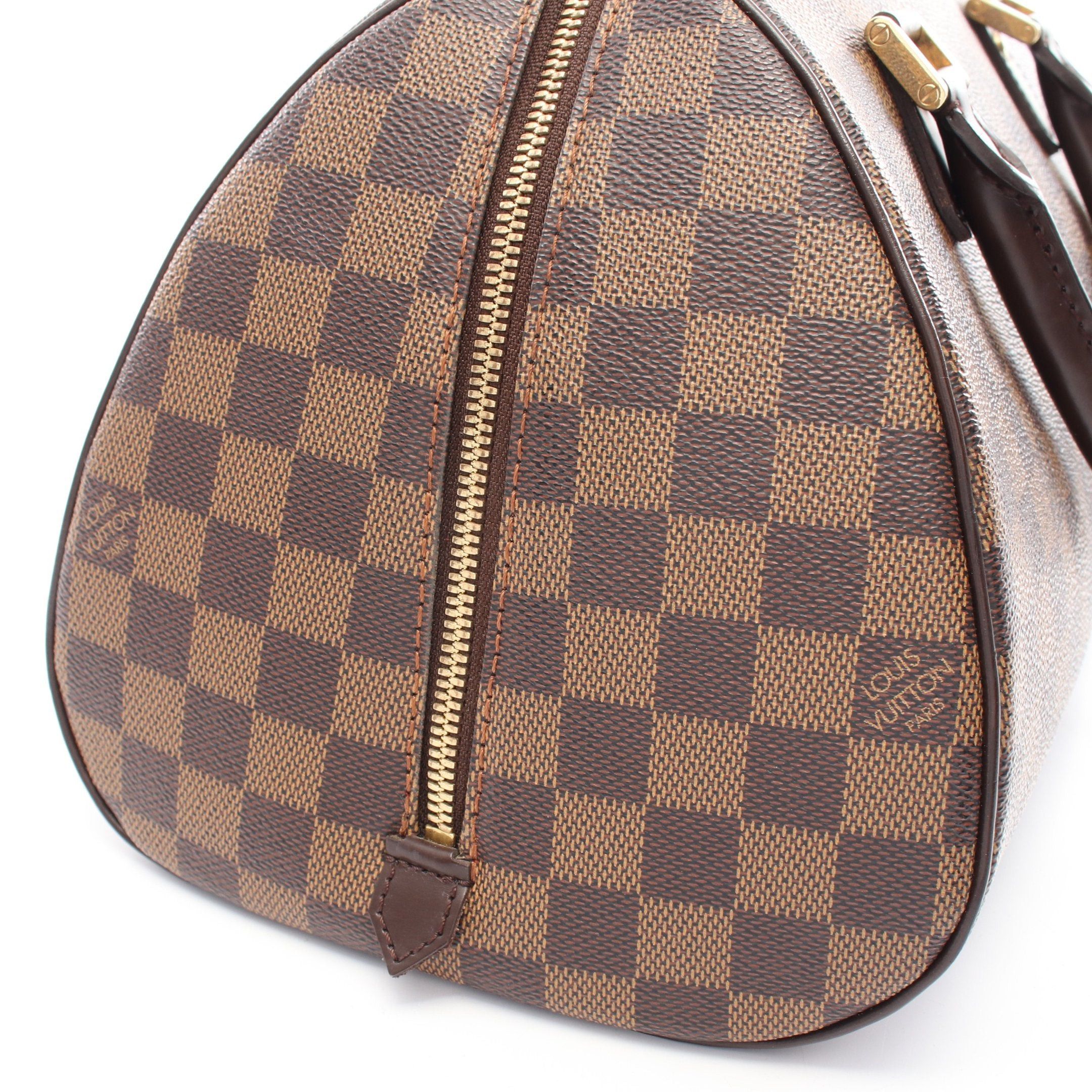 Louis Vuitton Louis Vuitton Rivera Mm Damier Ebene Handbag Leather Brown Size ONE SIZE - 10 Thumbnail