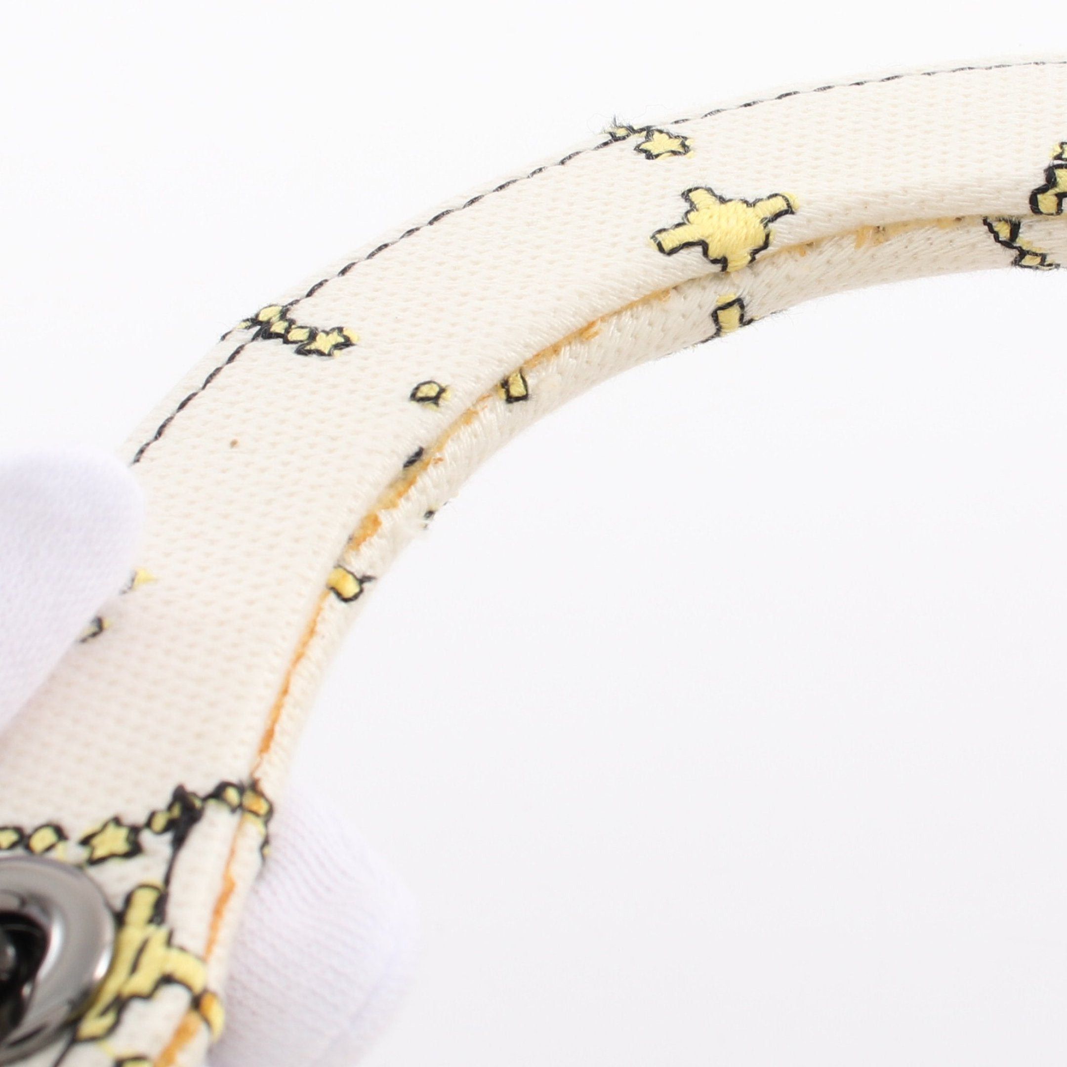 Dior Dior Lady Medium Handbag Canvas White Multicolor Size ONE SIZE - 5 Thumbnail