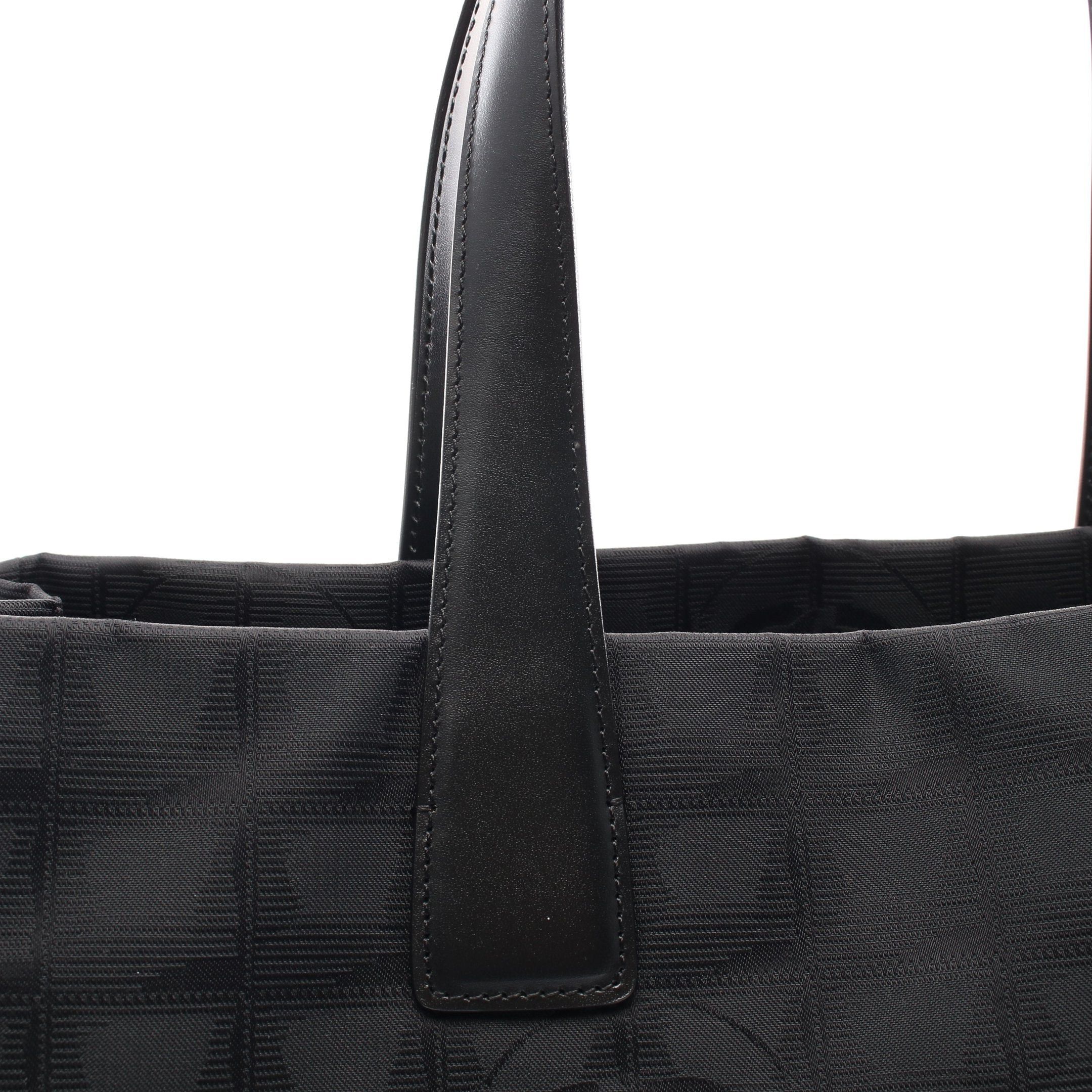 Chanel Chanel New Travel Line Mm Handbag Tote Bag Nylon Canvas Leather Black Gold Hardware Size ONE SIZE - 8 Thumbnail