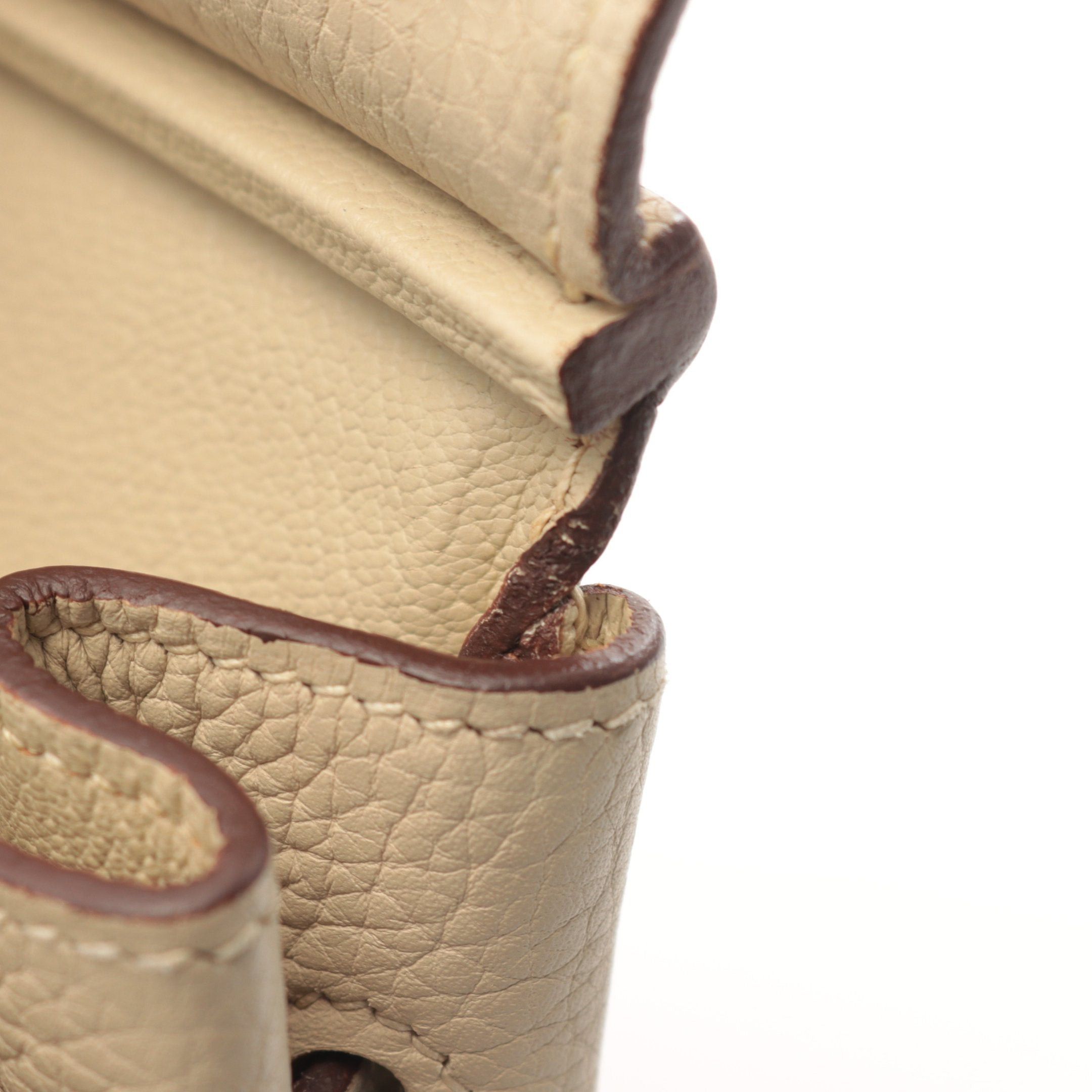 Hermes Hermes Birkin 30 Parshman Handbag Clemence Leather Ivory Silver Hardware Stamp Size ONE SIZE - 10 Thumbnail