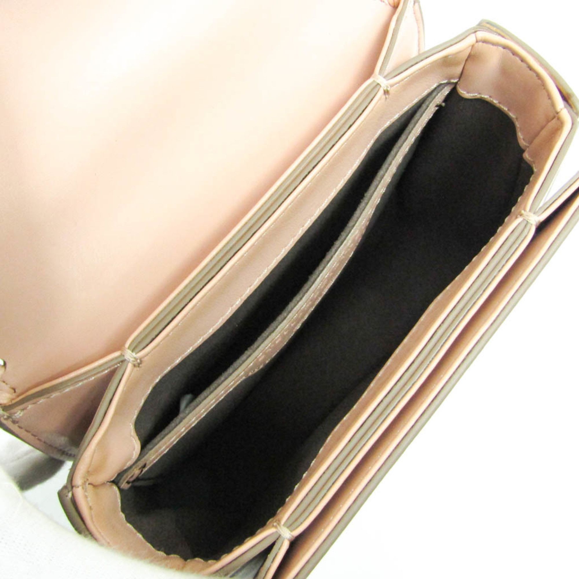 Stella McCartney Stella McCartney BOX MINI SHOULDER 469027 W9956 Women's Faux Leather Shoulder Bag Pink Size ONE SIZE - 3 Thumbnail