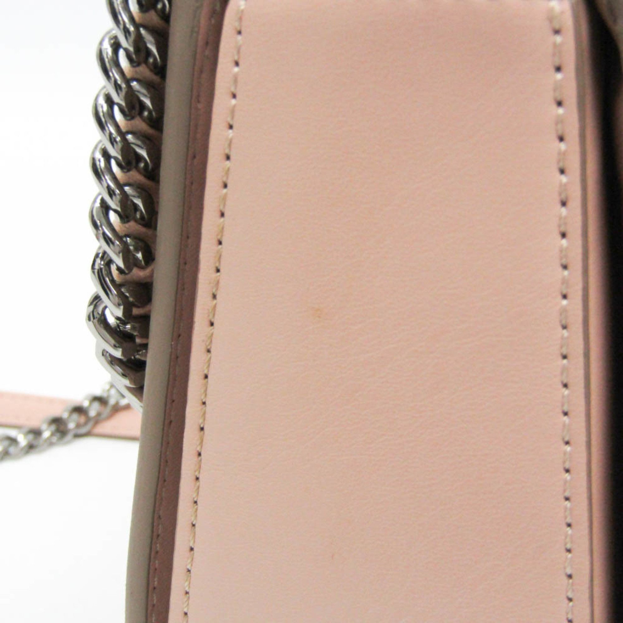 Stella McCartney Stella McCartney BOX MINI SHOULDER 469027 W9956 Women's Faux Leather Shoulder Bag Pink Size ONE SIZE - 8 Thumbnail