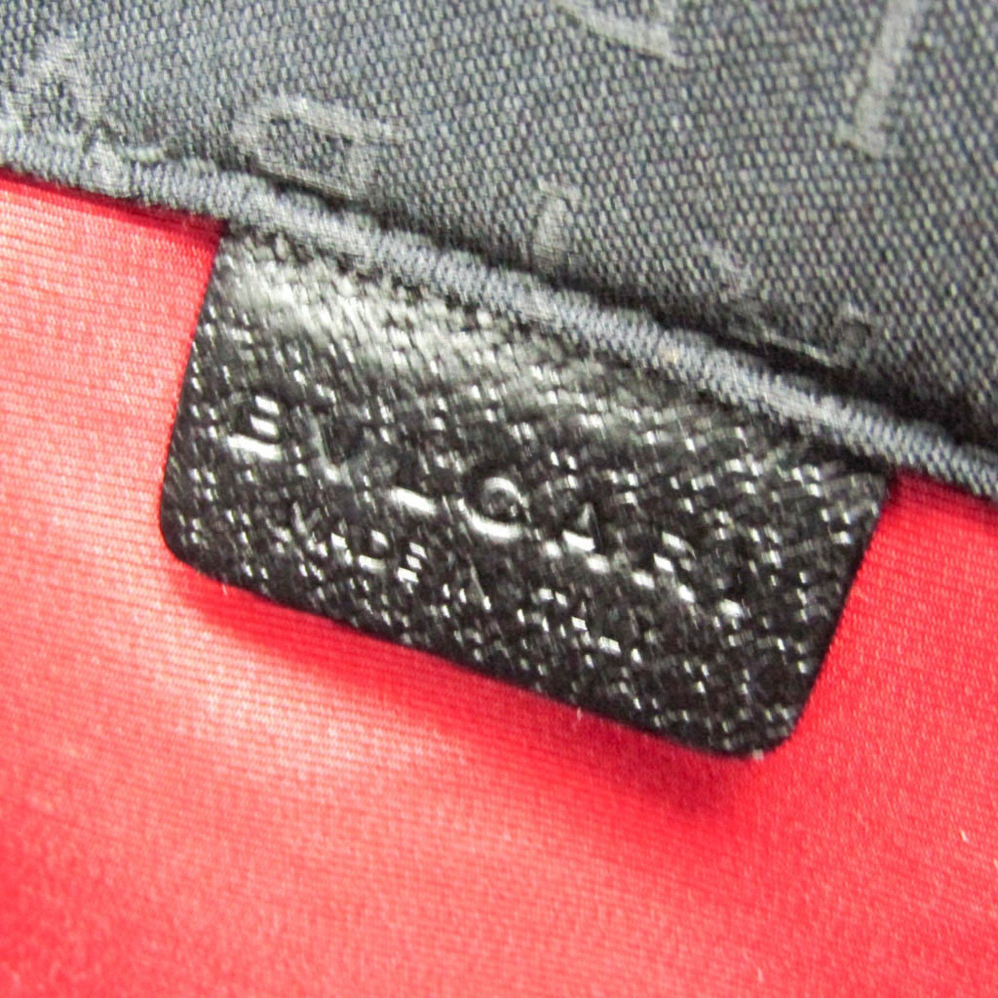 Bvlgari Bvlgari Logomania Women's Canvas,Leather Handbag Black Size ONE SIZE - 7 Thumbnail