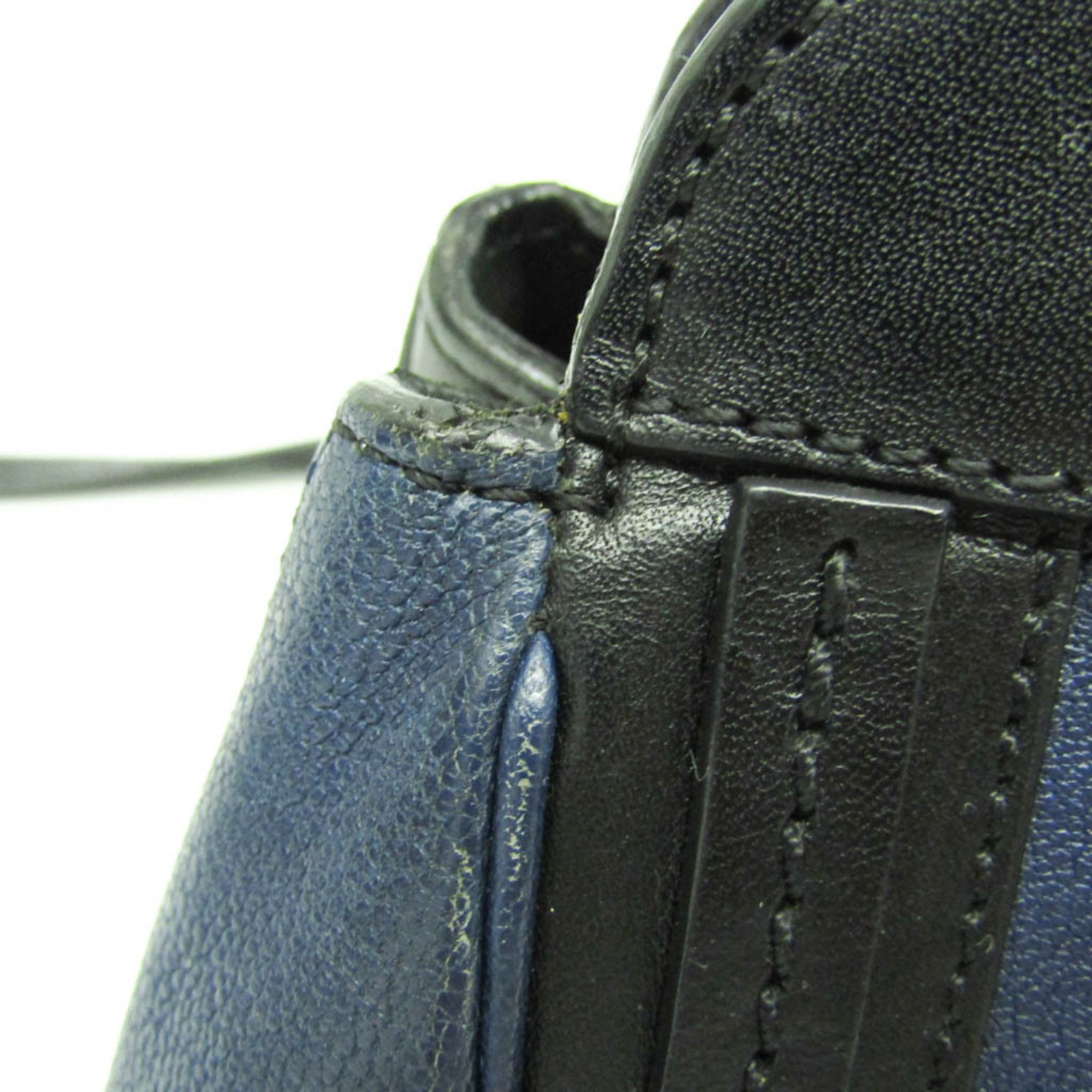 Chloe Chloé Alice Women's Leather Handbag,Shoulder Bag Black,Navy Size ONE SIZE - 6 Thumbnail
