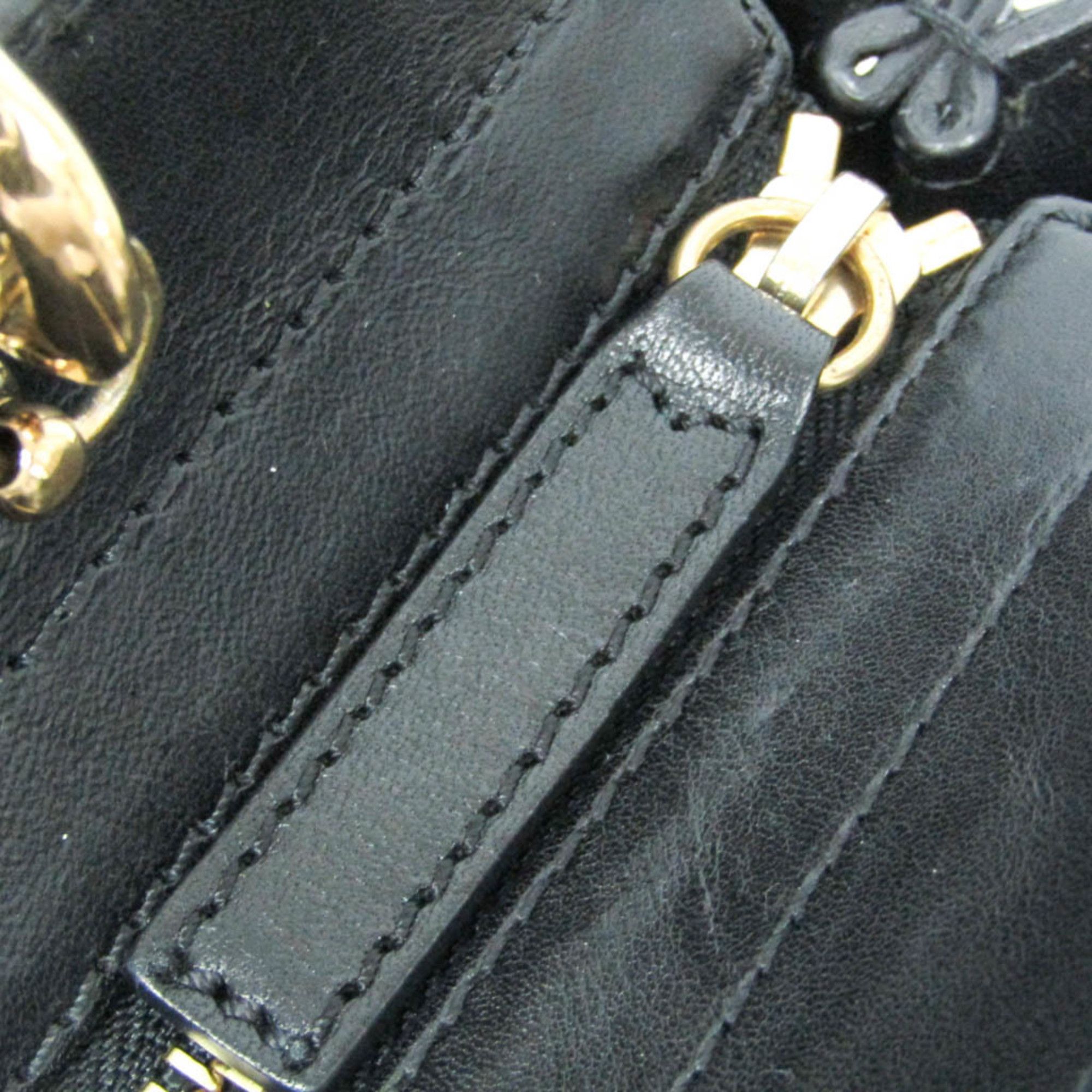Chloe Chloé Alice Women's Leather Handbag,Shoulder Bag Black,Navy Size ONE SIZE - 11 Thumbnail