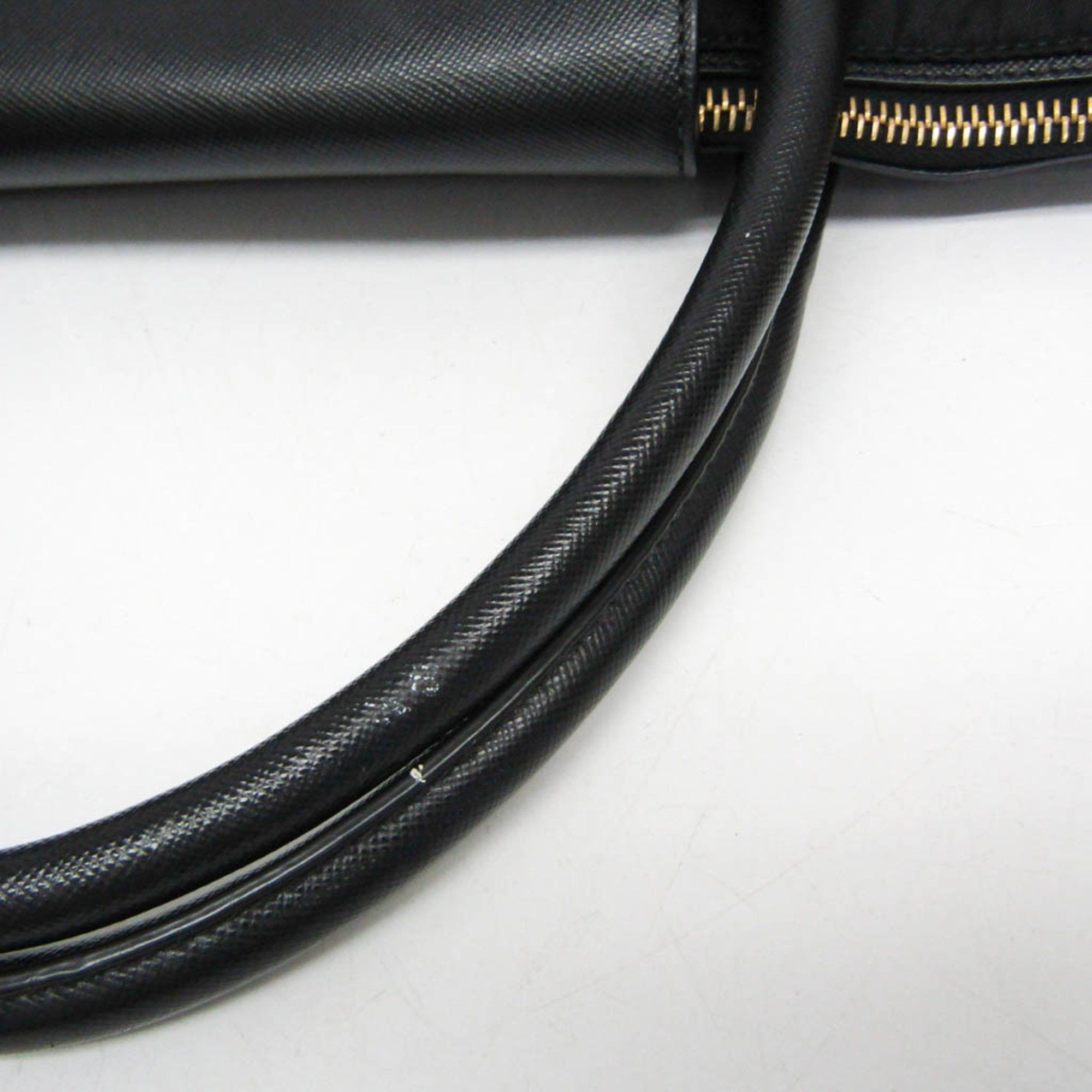 Prada Prada BN2541 Women's Leather,Nylon Handbag,Shoulder Bag Black Size ONE SIZE - 6 Thumbnail