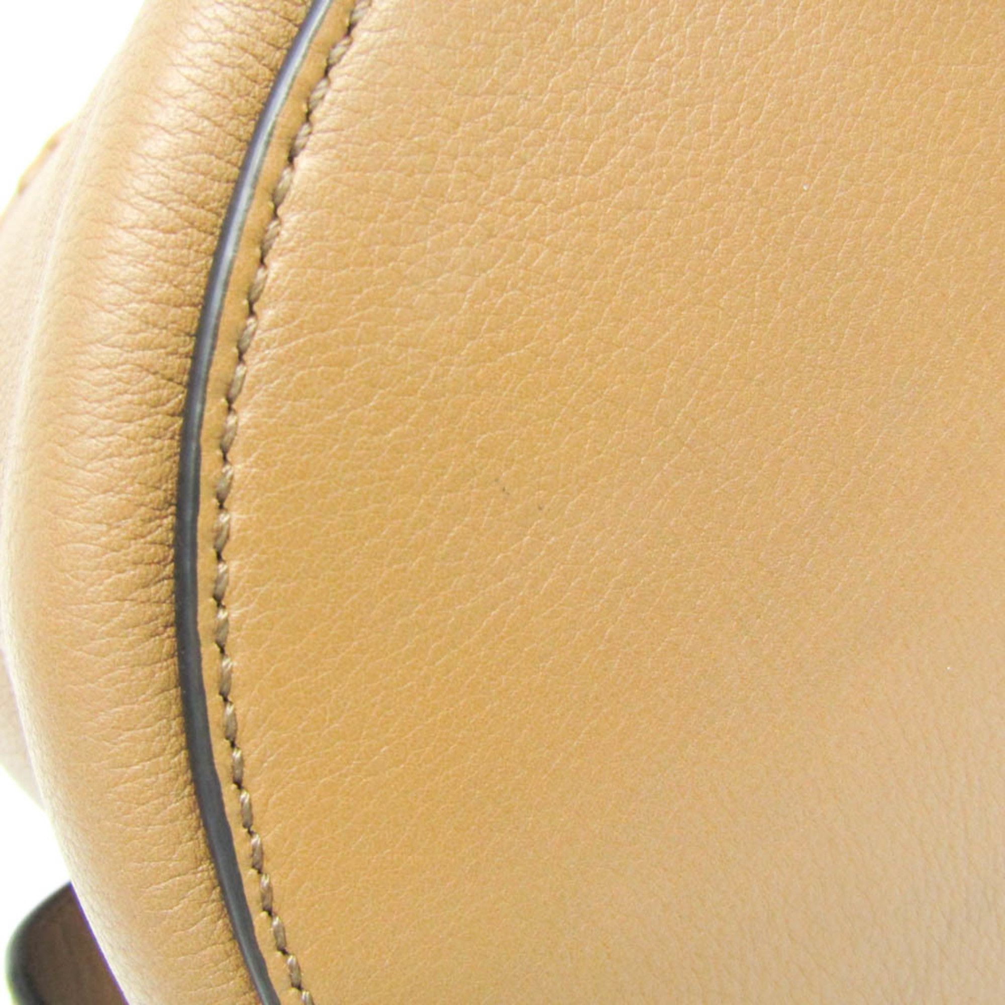 Salvatore Ferragamo Salvatore Ferragamo Gancini Sling Bag GG-241141 Women's Leather Shoulder Bag Brown Size ONE SIZE - 6 Thumbnail