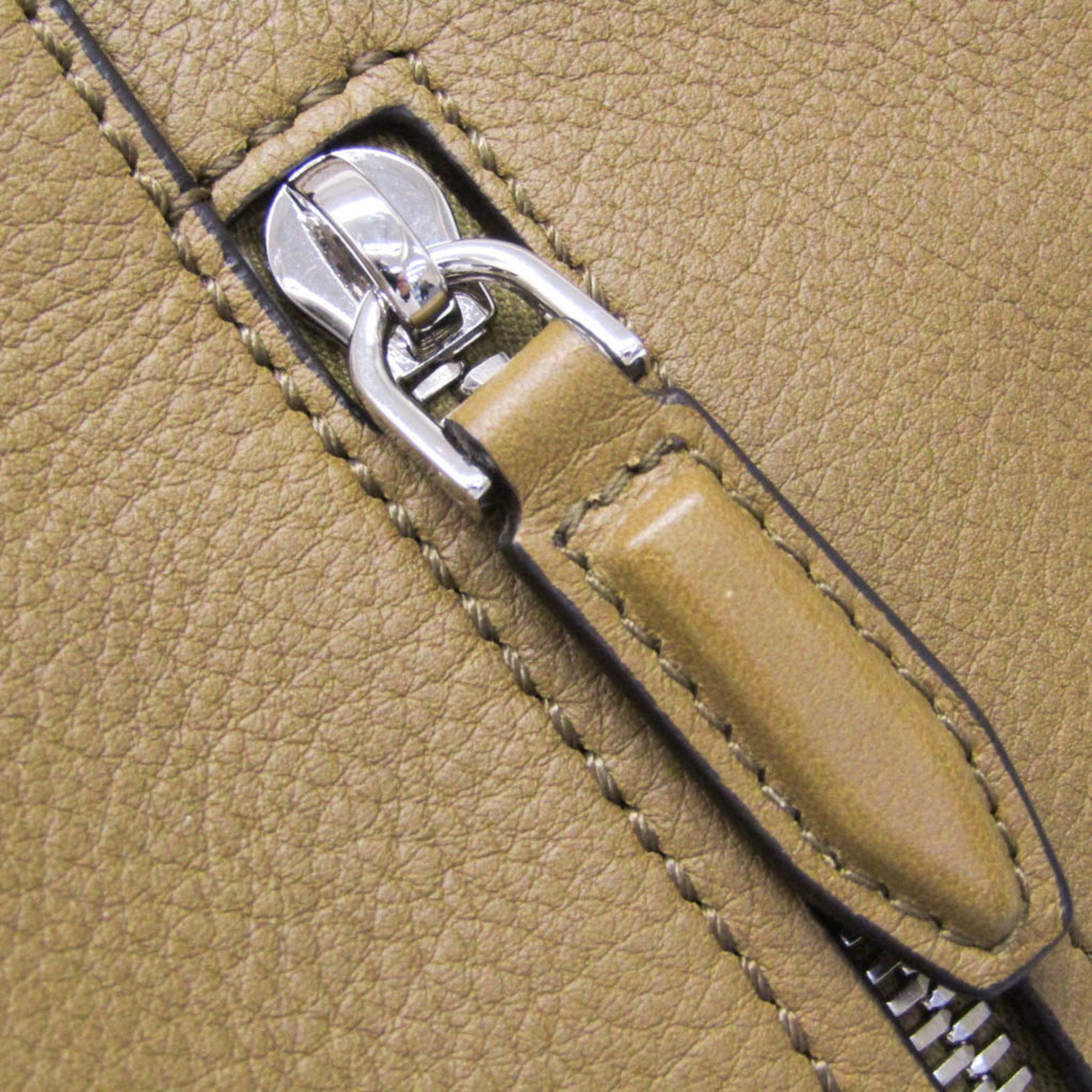 Salvatore Ferragamo Salvatore Ferragamo Gancini Sling Bag GG-241141 Women's Leather Shoulder Bag Brown Size ONE SIZE - 11 Thumbnail
