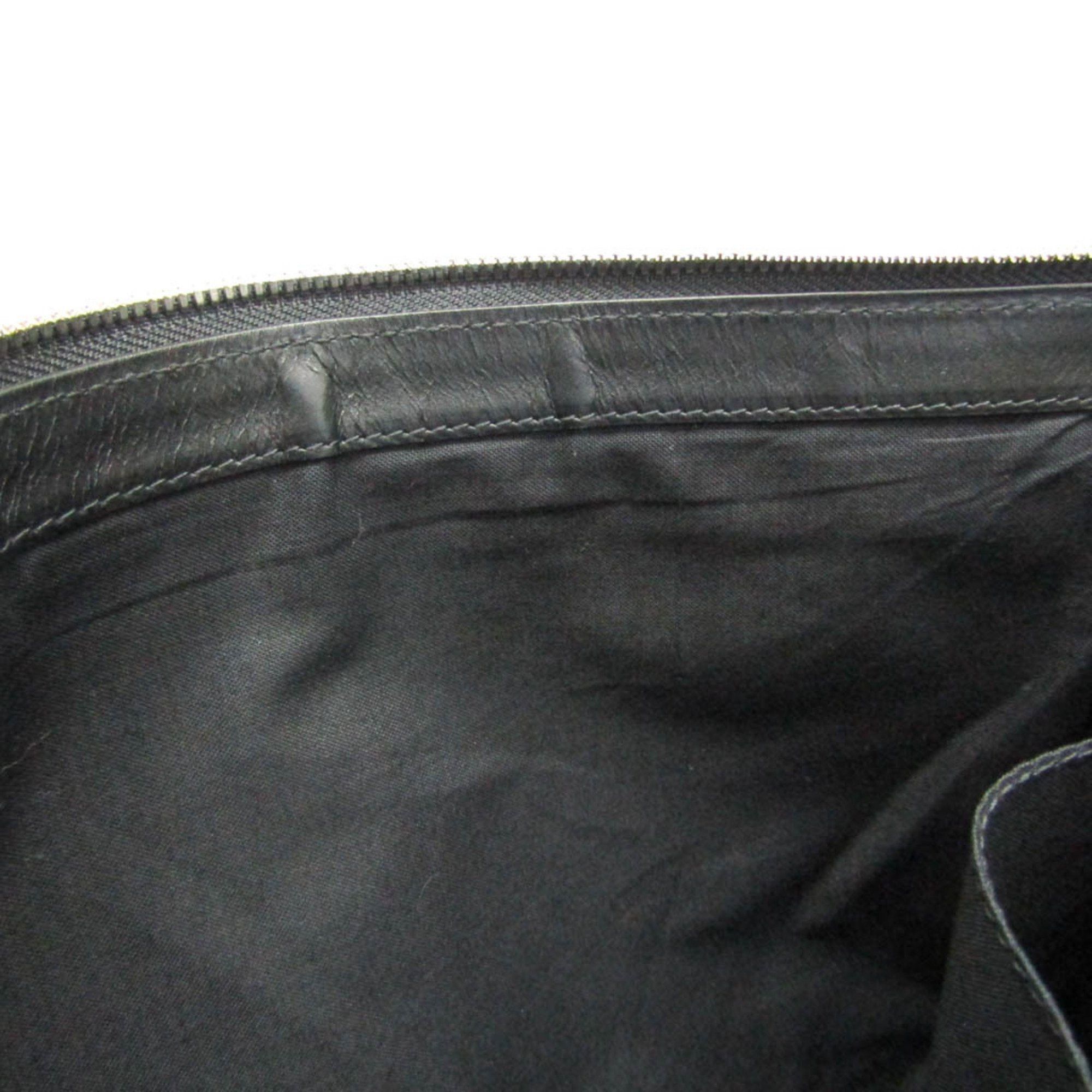 Balenciaga Balenciaga NAVY CLIP M 420407 Women's Canvas,Leather Clutch Bag Black,Cream Size ONE SIZE - 9 Thumbnail