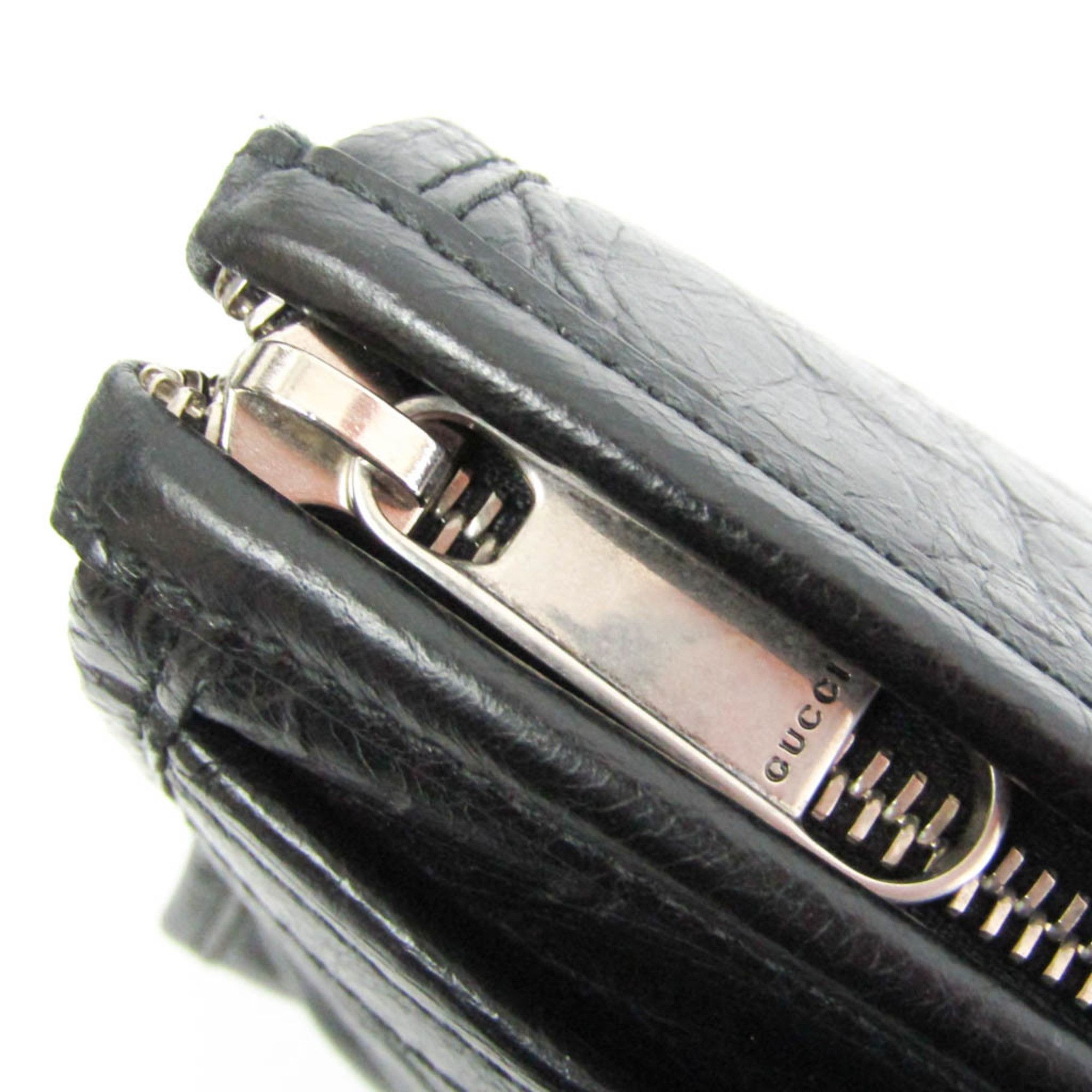 Gucci Gucci Interlocking 575991 Women,Men Leather Clutch Bag Black Size ONE SIZE - 8 Thumbnail