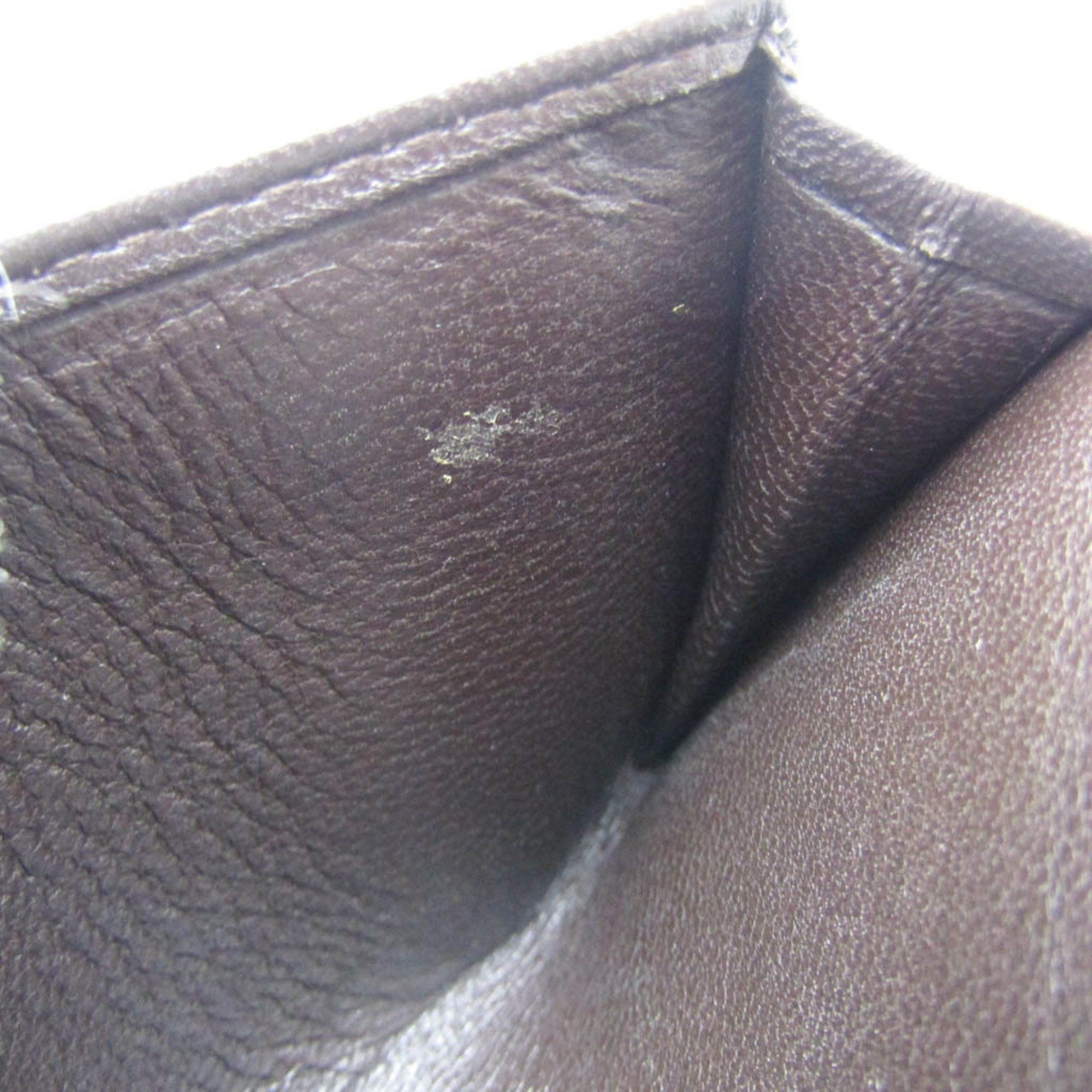 Loewe Loewe Leather Card Case Dark Brown Size ONE SIZE - 4 Thumbnail