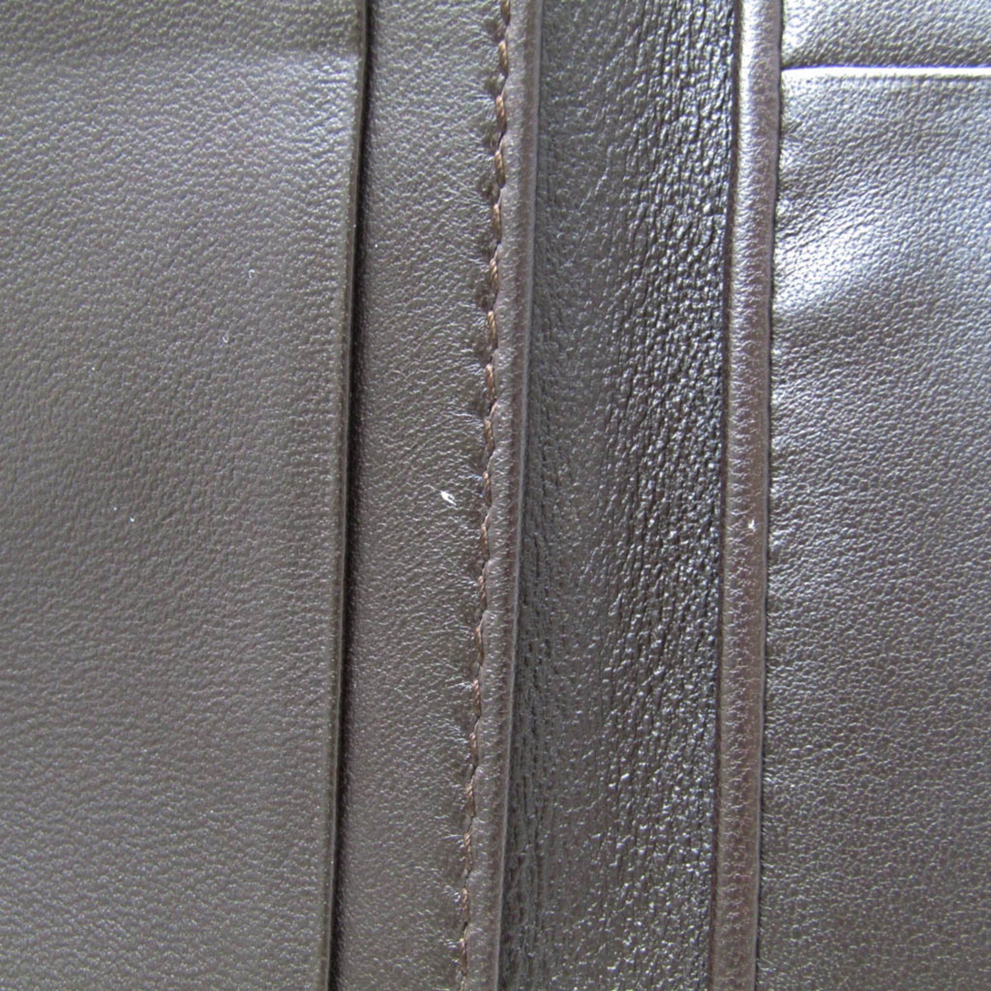 Loewe Loewe Leather Card Case Dark Brown Size ONE SIZE - 10 Thumbnail
