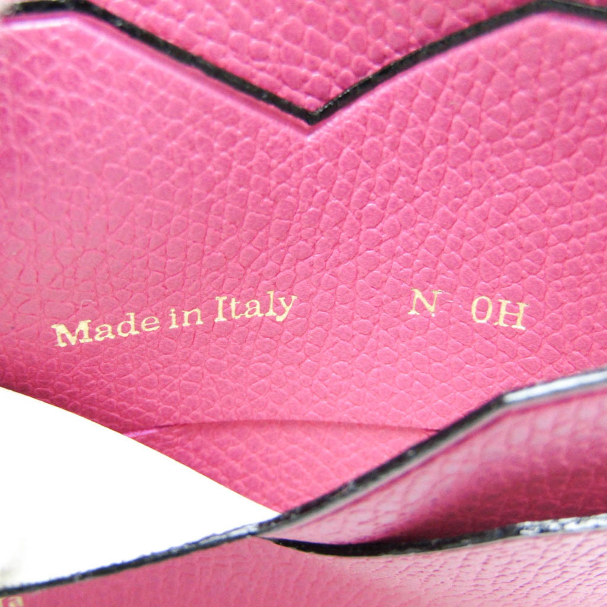 Valextra Valextra Women's Leather Long Bill Wallet (bi-fold) Pink Size ONE SIZE - 12 Thumbnail