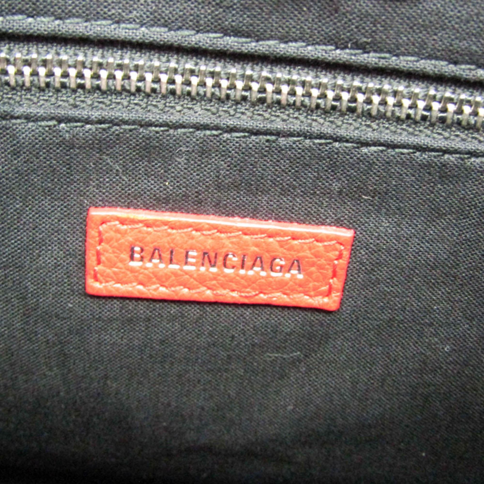 Balenciaga Balenciaga Shopping Tote XXS 555140 Women's Leather Handbag,Shoulder Bag Black,Red Color Size ONE SIZE - 10 Thumbnail